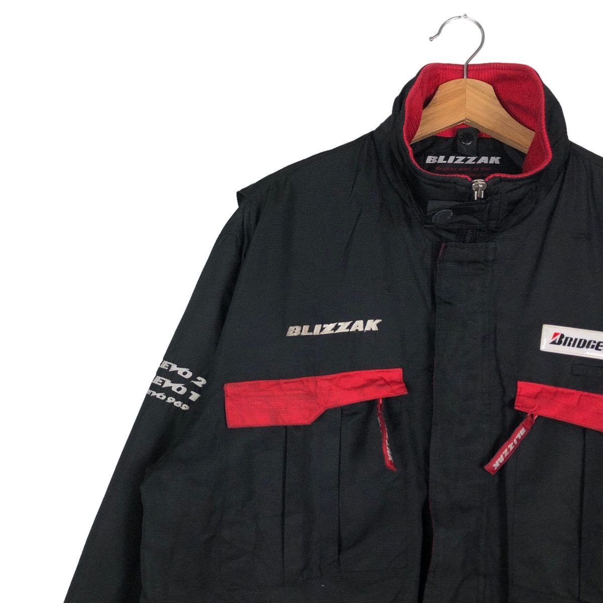 Japanese Brand 🔥Vintage Bomber Jacket Worker Bridgestone Big Logo Size US L / EU 52-54 / 3 - 7 Thumbnail