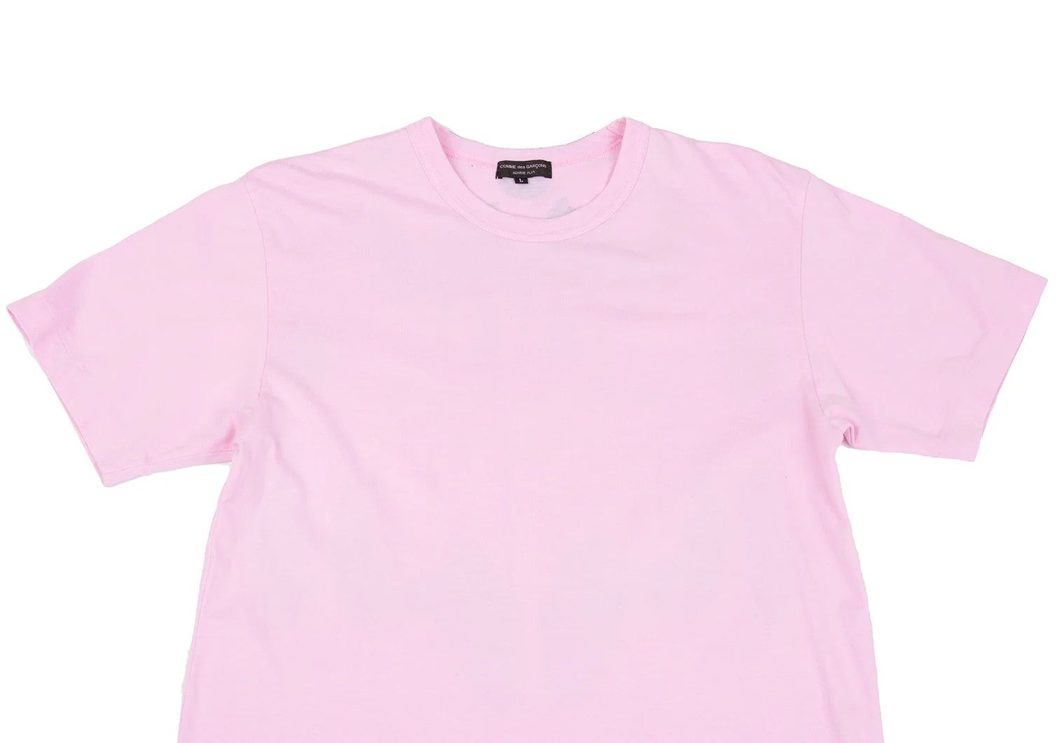 Comme des Garcons Homme Plus Logo Print T-Shirt in Pink Size L Size US L / EU 52-54 / 3 - 5 Thumbnail