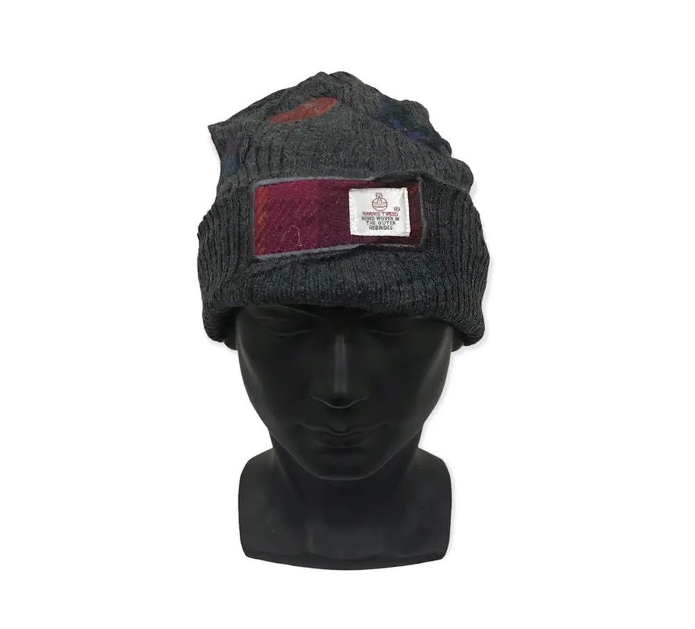 Harris Tweed × Vintage Harris Tweed x Closshi Beanie hat Size ONE SIZE - 1 Thumbnail