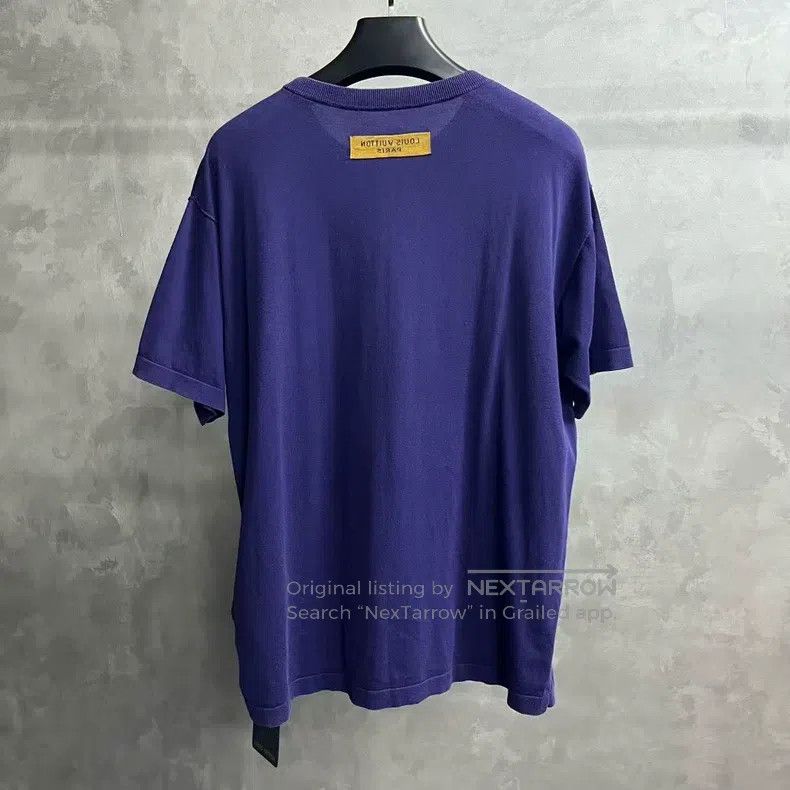 Louis Vuitton Louis Vuitton Blue monogrammed crewneck short sleeves Size US L / EU 52-54 / 3 - 2 Thumbnail
