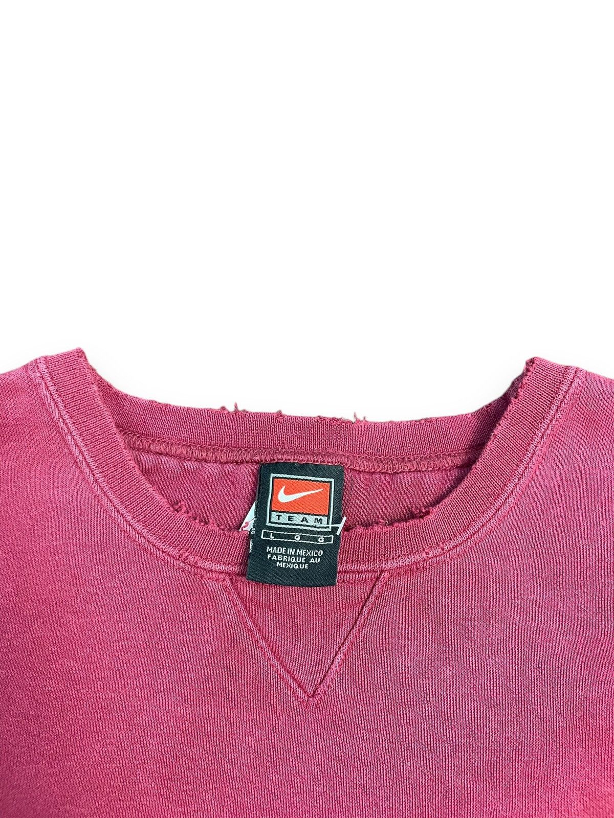 Vintage Vintage 90s Nike Wine Sweatshirt Size US L / EU 52-54 / 3 - 4 Thumbnail
