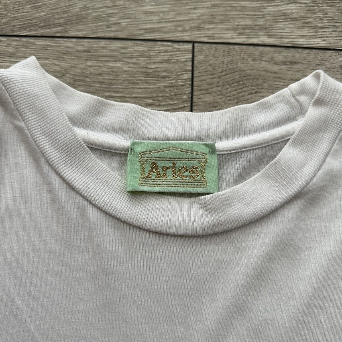 Aries Aries Temple Logo White T-Shirt Made In Italy Size US M / EU 48-50 / 2 - 3 Thumbnail