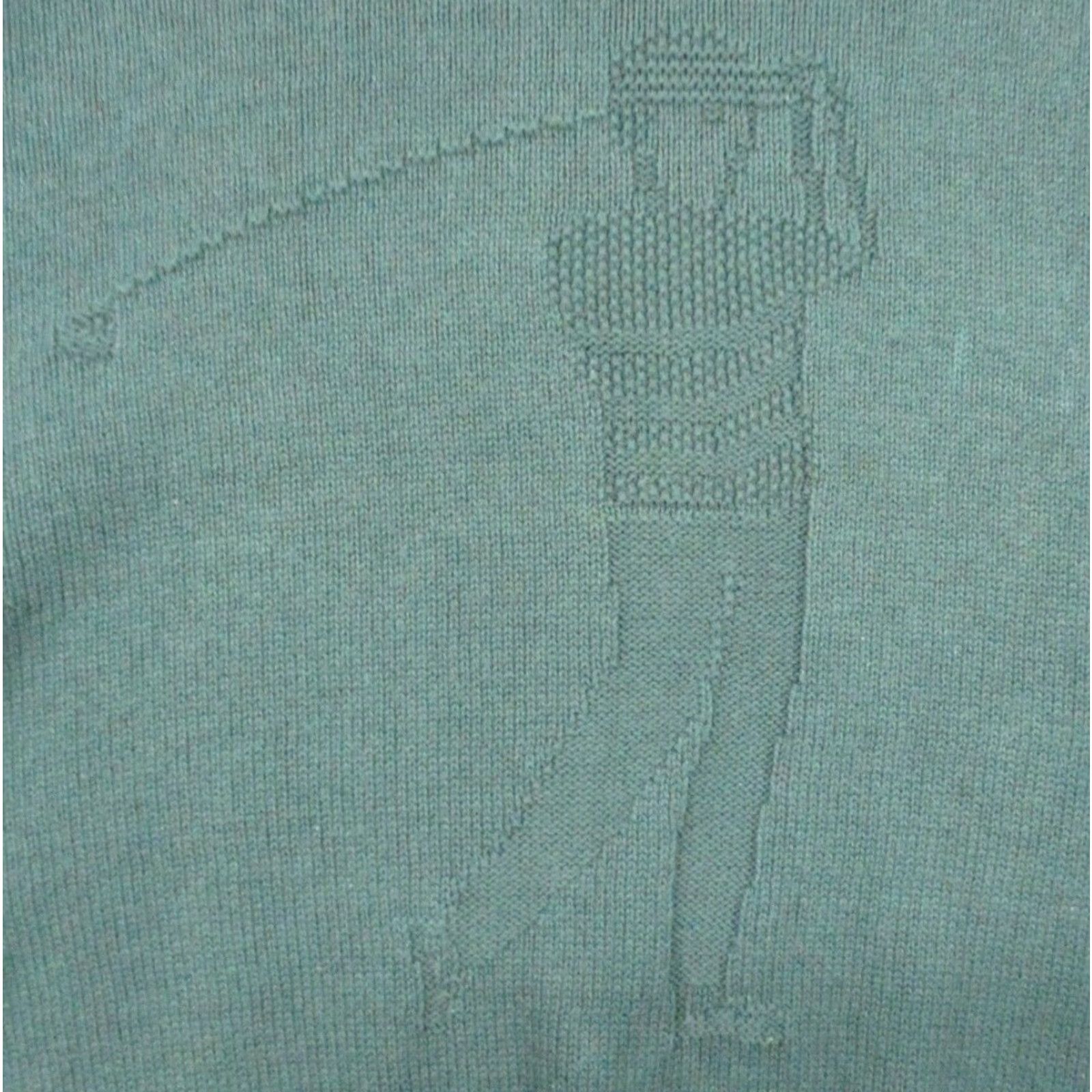 Vintage Crossings Sweater Large Men's Green Crew Neck Pullover Vintage Golf Robert Trent Jones Trails Mens Size US L / EU 52-54 / 3 - 2 Thumbnail