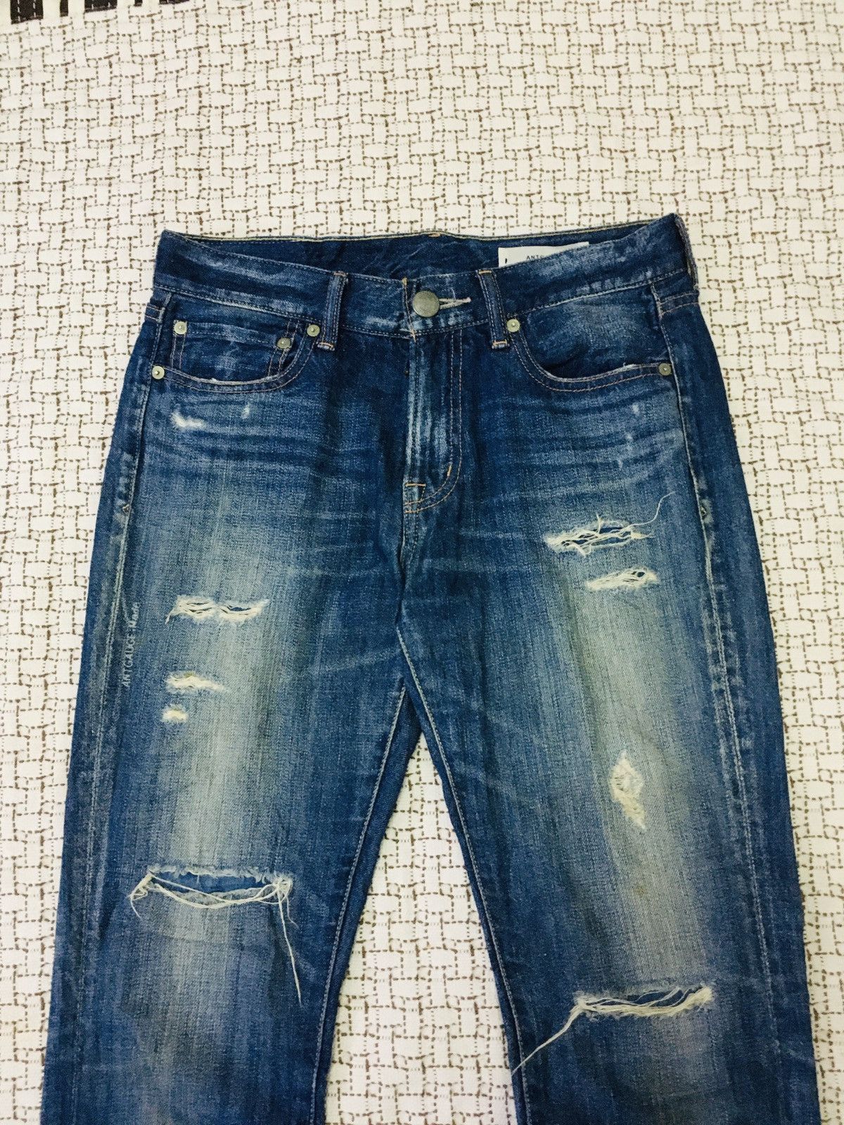 Japanese Brand Antgauge Distressed Jeans (16) Size 30" / US 8 / IT 44 - 16 Thumbnail