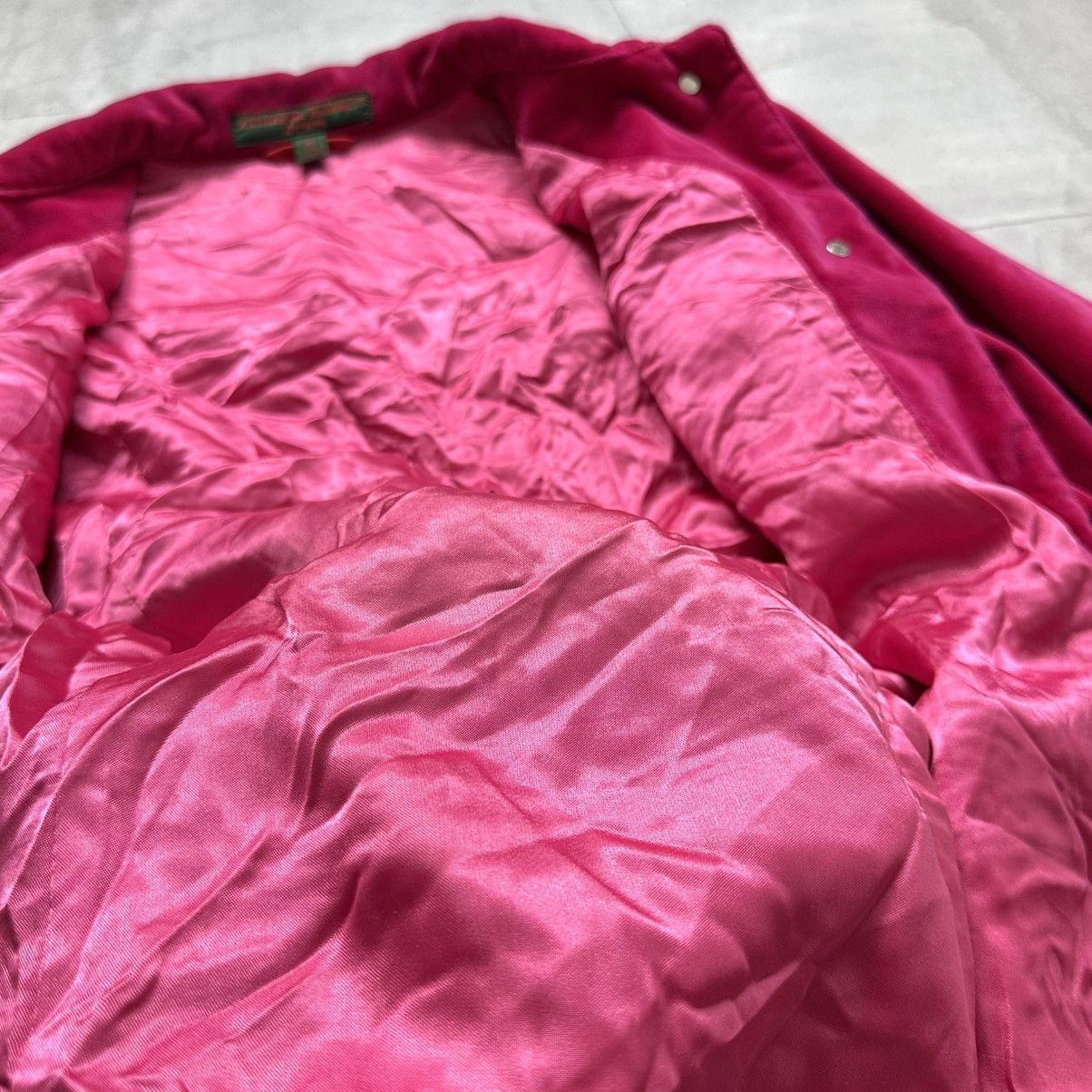 Katharine Hamnett London 90s Katharine Hamnett Vintage Velour Jacket Plein Sud Vibe Size M / US 6-8 / IT 42-44 - 8 Thumbnail
