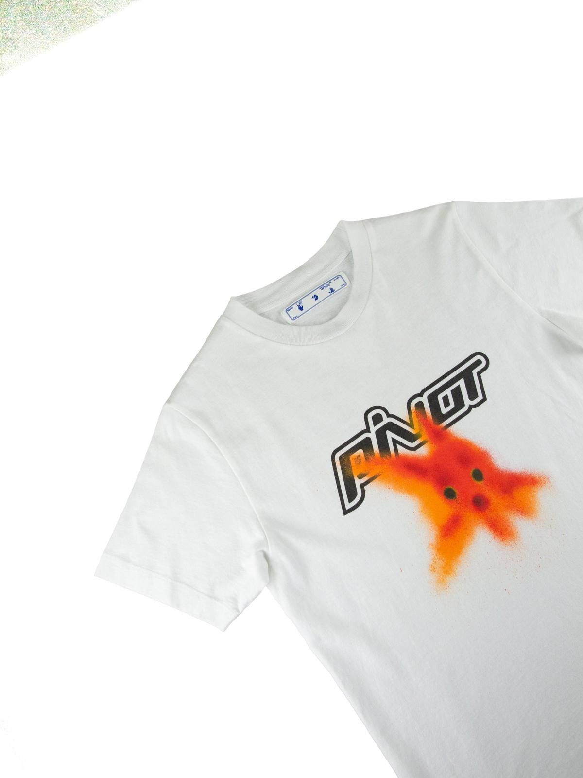 Off-White Off-White Pivot Fish White T Shirt Size US S / EU 44-46 / 1 - 6 Thumbnail