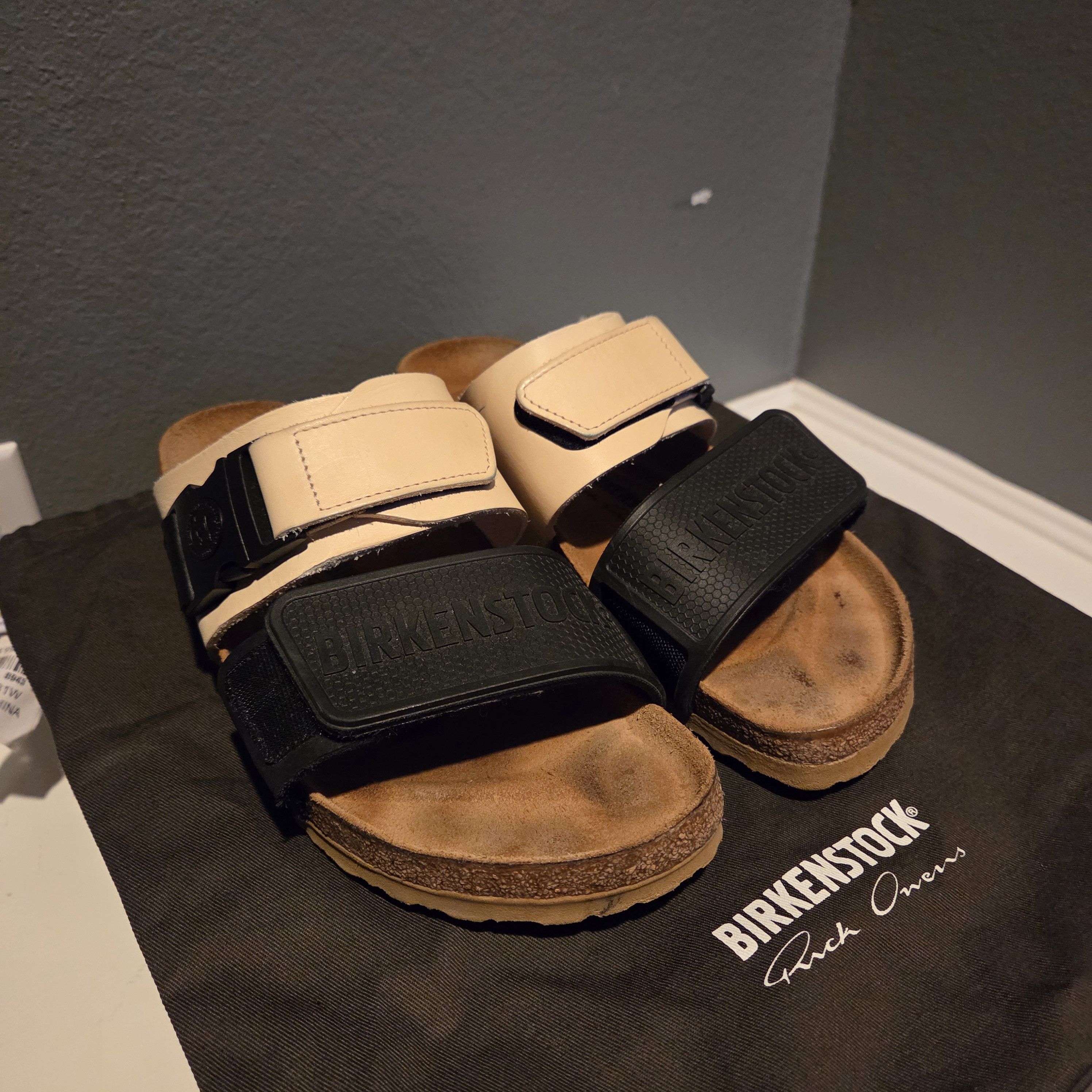Birkenstock x Rick Owens Rotterdamn Black Milk Narrow