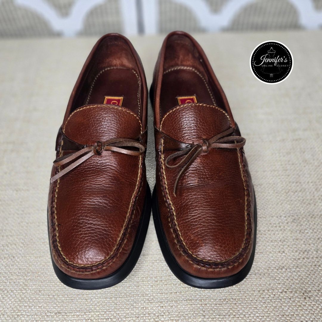 Cole Haan Cole Haan Country Men's Brown Pebbled Leather Loafers 10.5 Size US 10.5 / EU 43-44 - 3 Thumbnail
