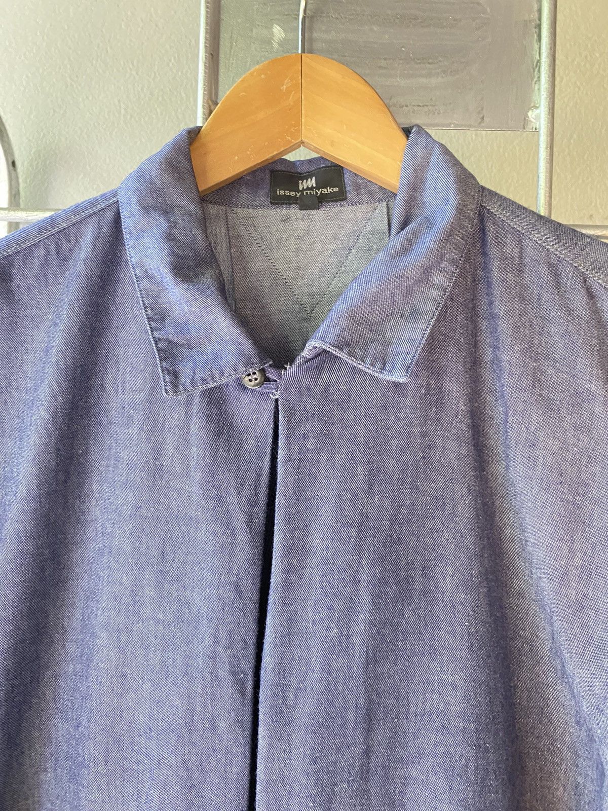 Issey Miyake IM issey miyake denim polo shirt Size US M / EU 48-50 / 2 - 9 Thumbnail