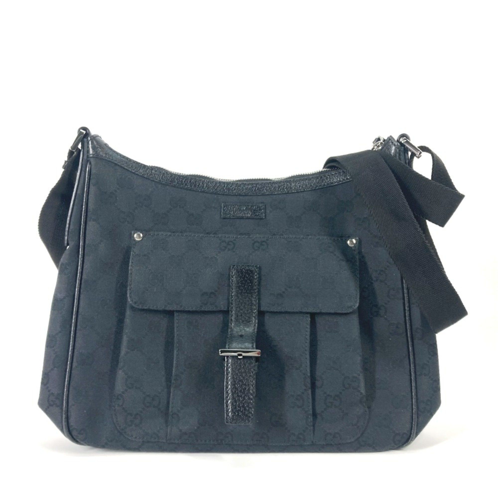 Gucci Gucci 114272 GG Crossbody bag Shoulder Bag Black Size ONE SIZE - 1 Thumbnail