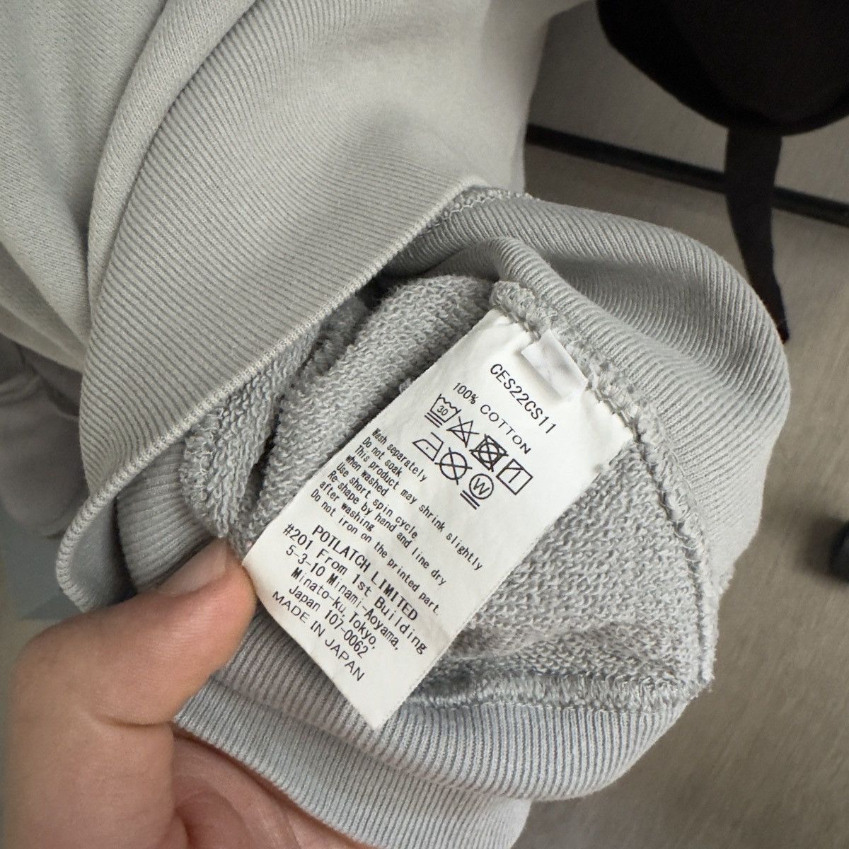 Cav Empt Solid Heavy Gray Hoodie Size US L / EU 52-54 / 3 - 7 Thumbnail