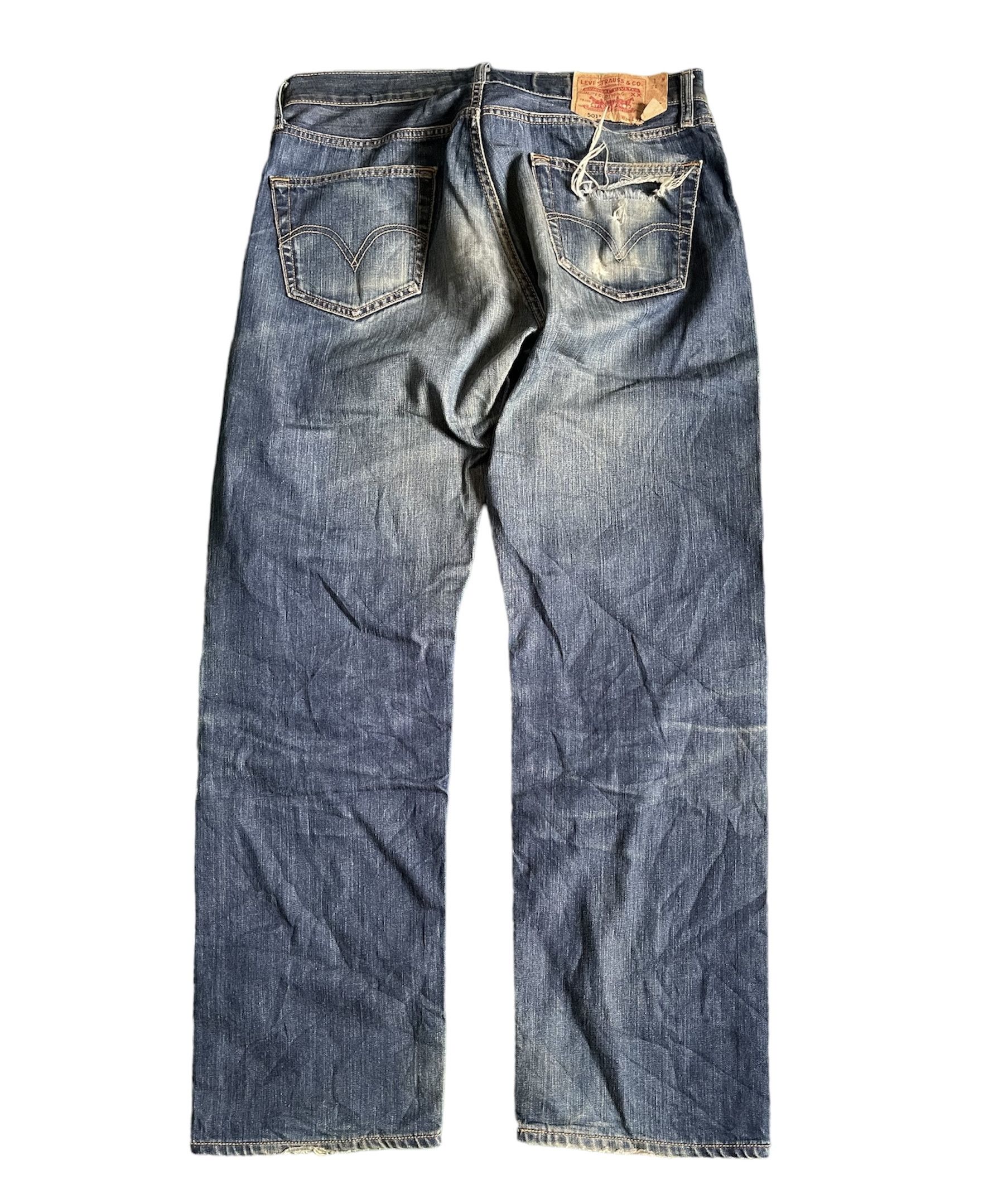 Levi's × Vintage Vintage Levis 501 y2k Jeans Size US 34 / EU 50 - 2 Thumbnail