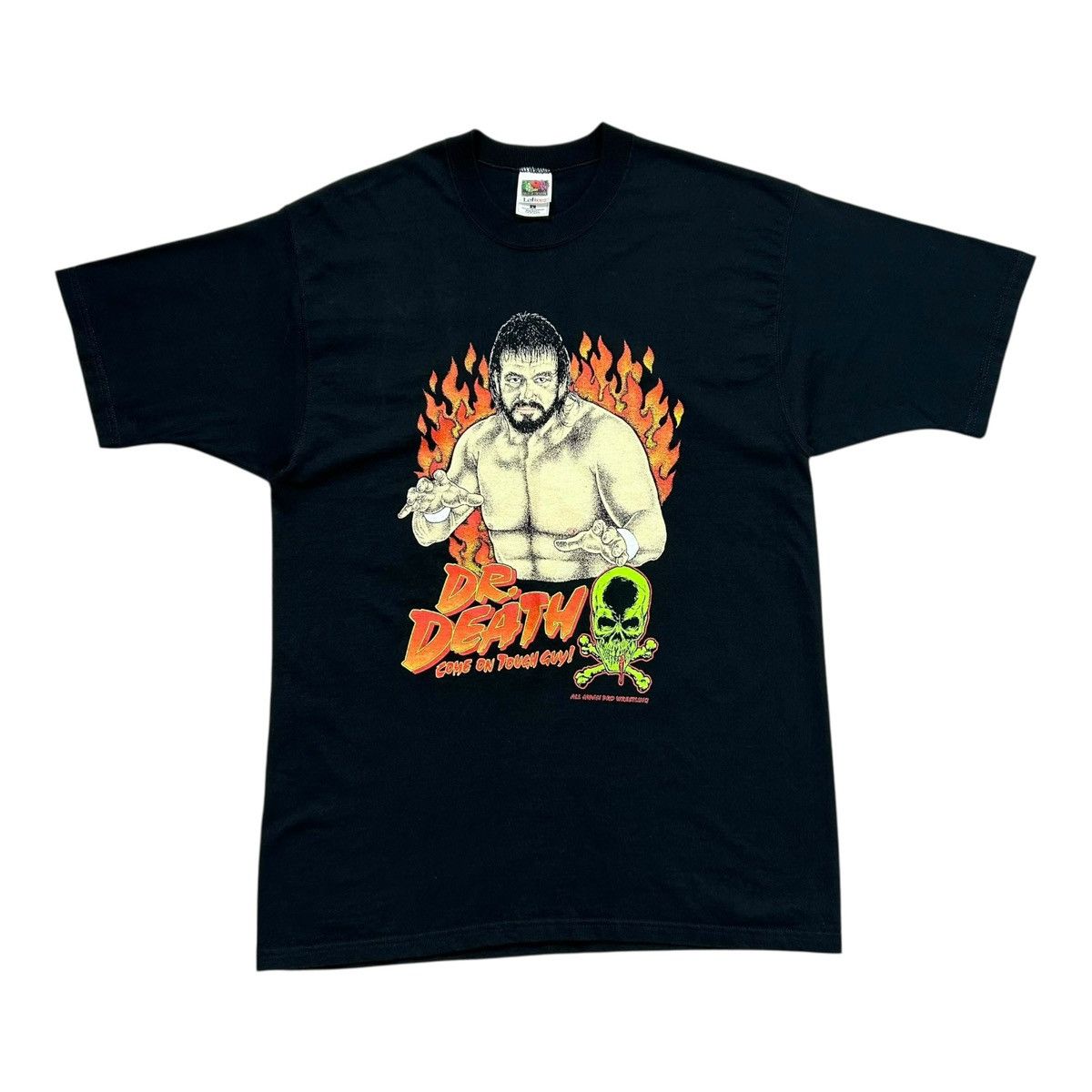 Vintage × WCW/nWo × WWF 90s Dr DEATH STEVE WILLIAMS ALL JAPAN PRO WRESTLING T-SHIRT Size US L / EU 52-54 / 3 - 1 Thumbnail