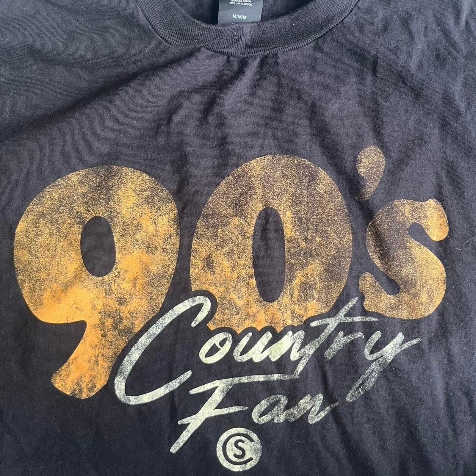 Other Cole Swindell 90’s Country Fan Men's Black T-Shirt Size S Size US S / EU 44-46 / 1 - 2 Thumbnail