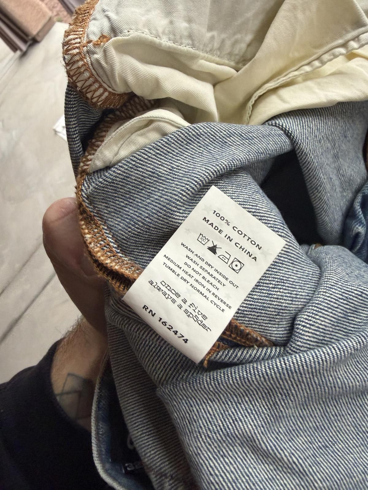 Other Sp5der V3 Indigo Denim Jeans Size 32 Light Wash NWT Size US 32 / EU 48 - 8 Thumbnail