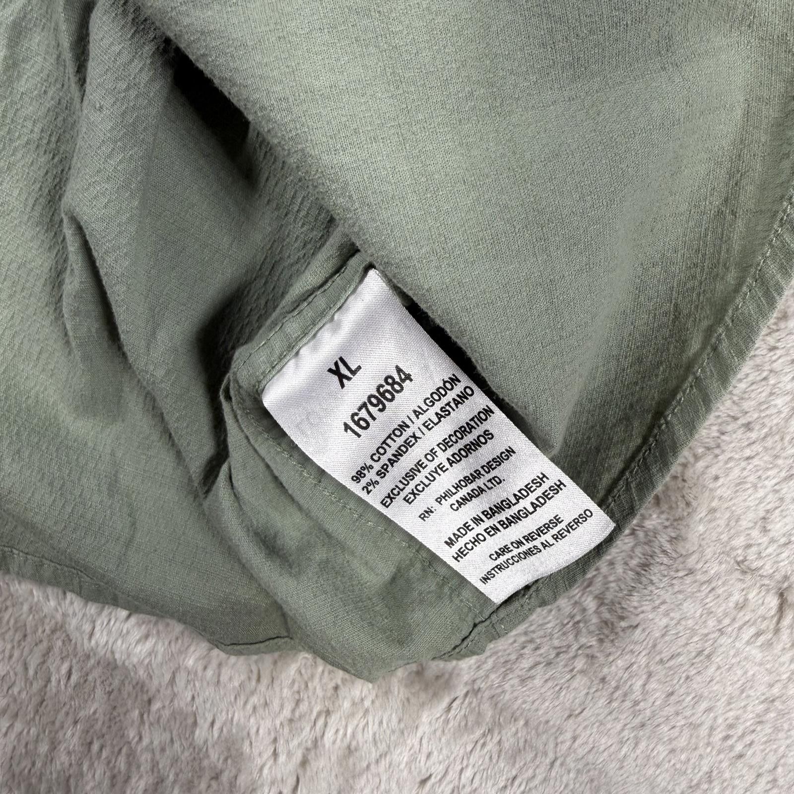 Eddie Bauer Sierra Designs Shirt Men's XL Green Button Down Short Sleeve Size US XL / EU 56 / 4 - 7 Thumbnail