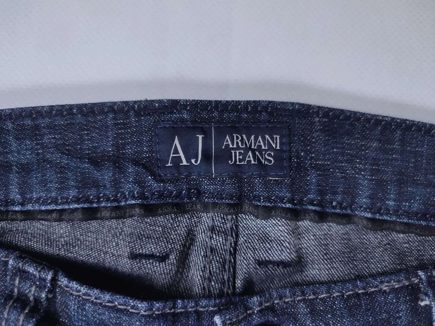 Armani Armani Jeans Stretched Indigo Slim Pants Size US 29 - 15 Thumbnail