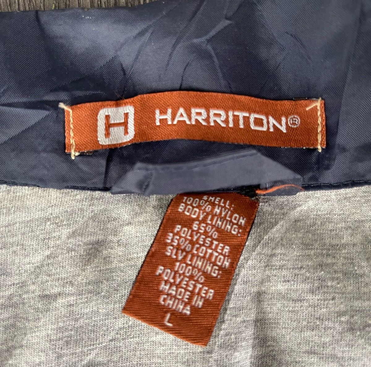Harriton × Vintage Vintage HARRITON lowchard Snack Big Logo Jacket Size US L / EU 52-54 / 3 - 9 Thumbnail