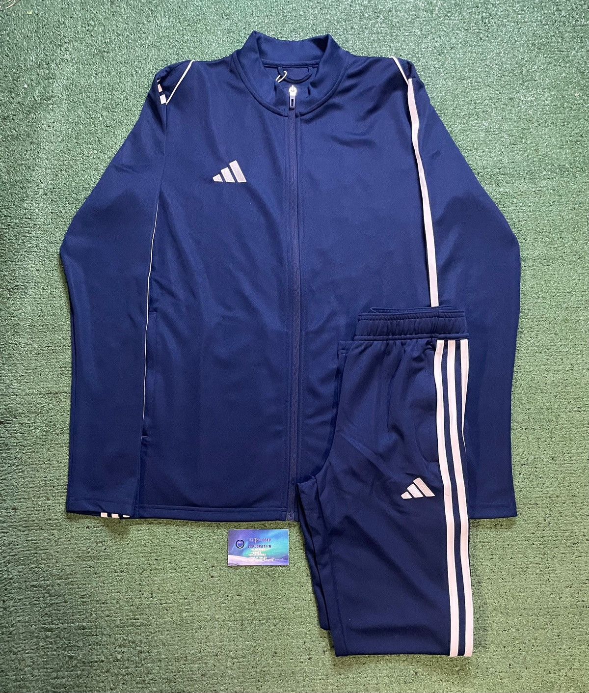 Adidas Adidas navy and white tracksuit Size US M / EU 48-50 / 2 - 1 Thumbnail