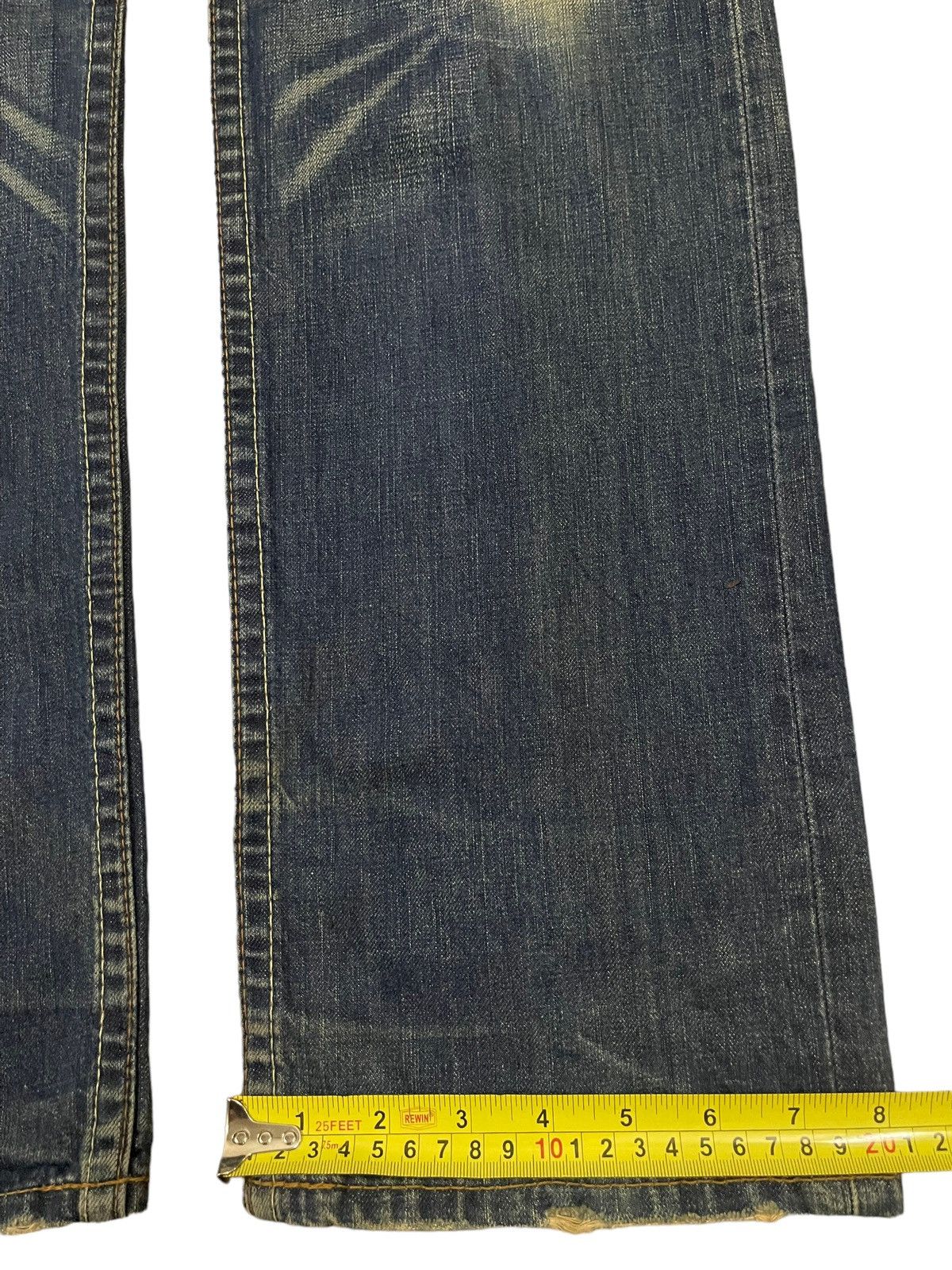 Levi's Vintage 90s Levis Blue Mud Wash Style Distress Loose Jeans Size US 34 / EU 50 - 14 Thumbnail