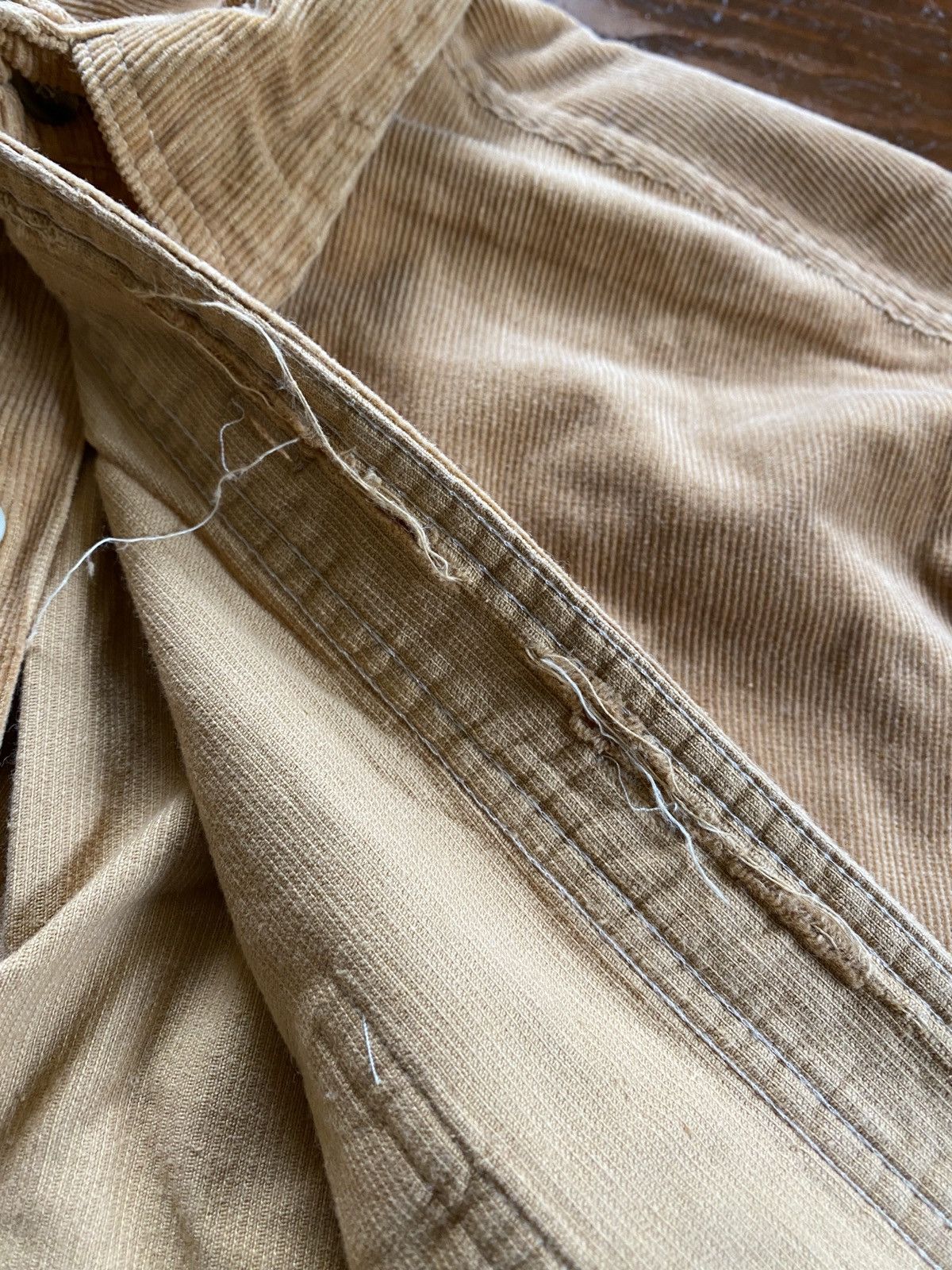 Vintage Vintage 80’s Smash Tan Camel Corduroy Button Up Shirt Size US XL / EU 56 / 4 - 3 Thumbnail