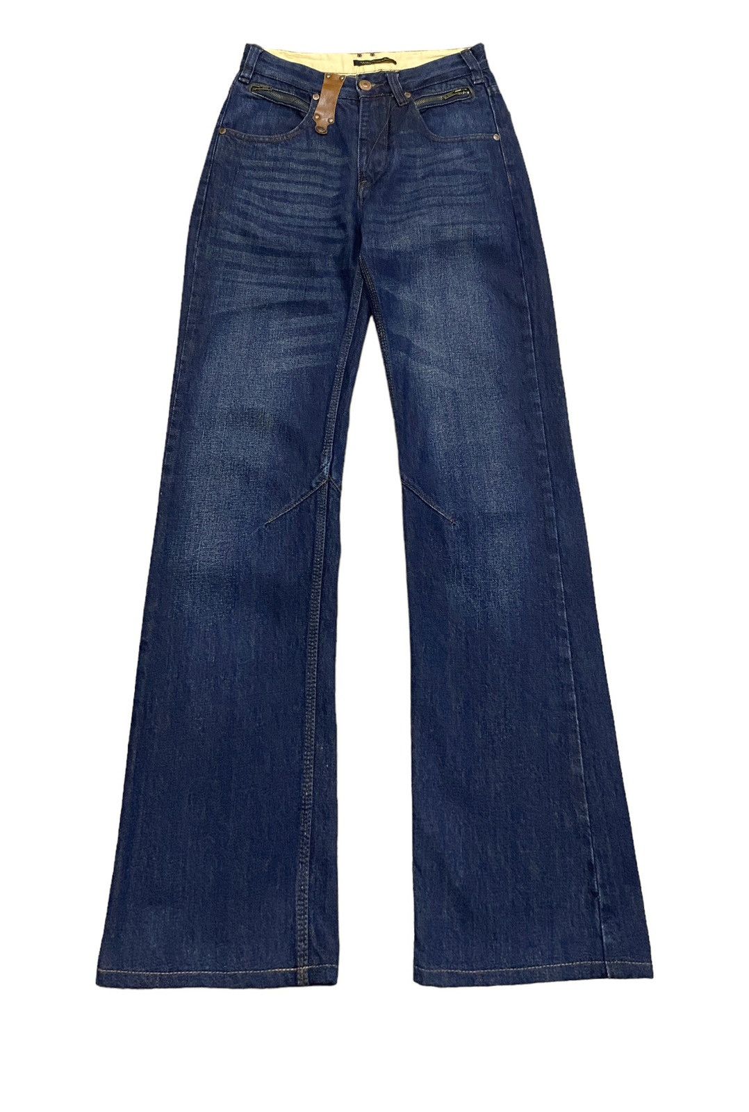 If Six Was Nine × Japanese Brand × Le Grande Bleu (L.G.B.) Rare Vintage Japaness Brand Willey Knox Flared Jeans 2000s Size US 30 / EU 46 - 1 Thumbnail