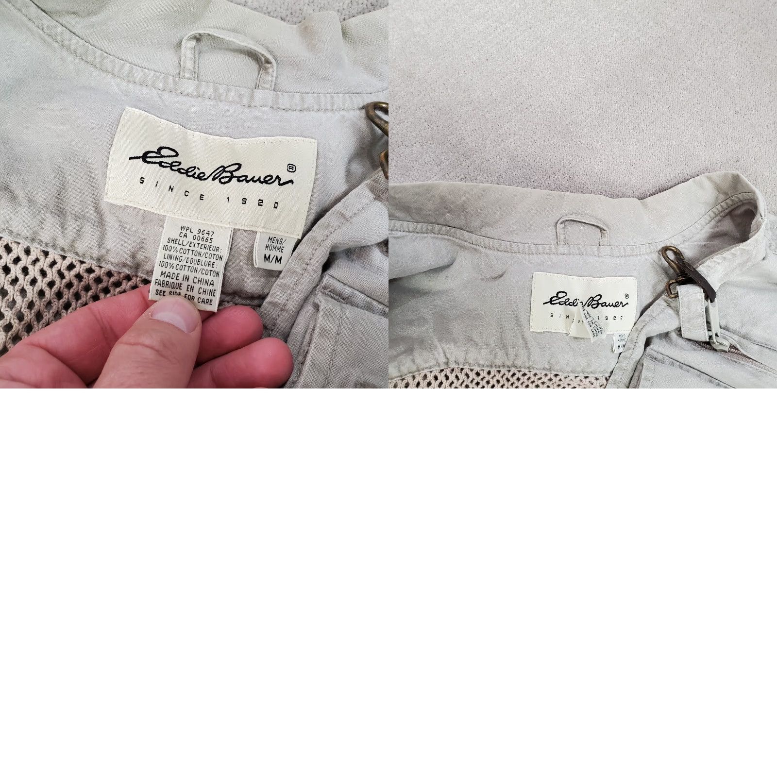 Eddie Bauer VINTAGE Eddie Bauer Vest Mens M Beige Canvas Pocket Windbreaker Outdoor Casual Pockets Size US M / EU 48-50 / 2 - 8 Thumbnail