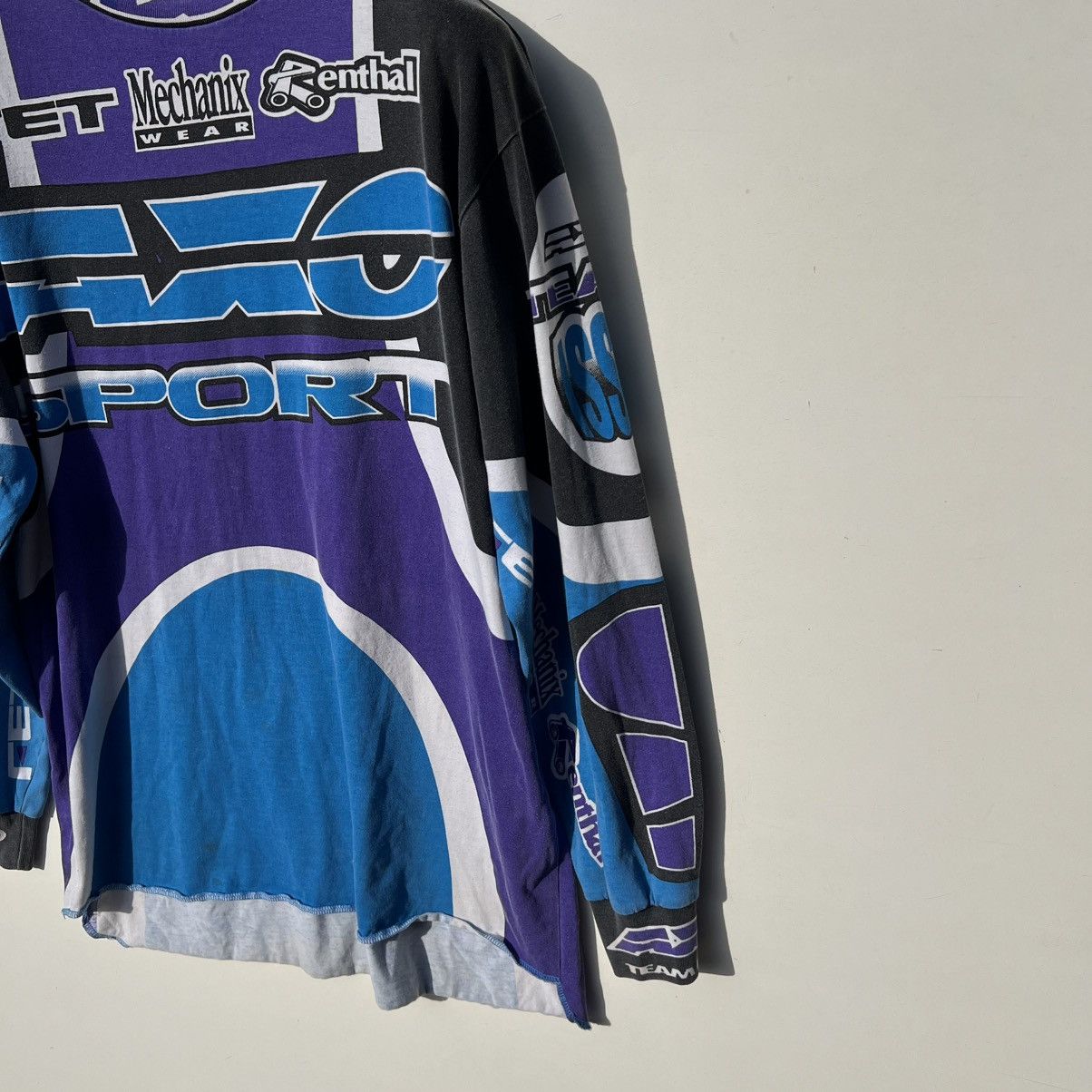 Vintage vintage motocross jersey AXO team issue 1995 long sleeve Size US L / EU 52-54 / 3 - 6 Thumbnail