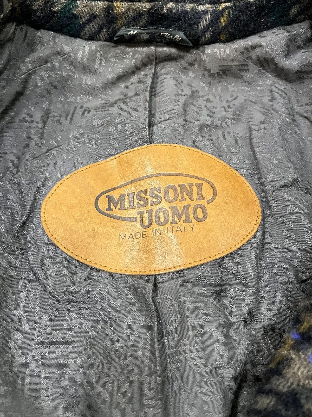 Missoni Missoni Uomo Plaid Wool Jacket Size US XL / EU 56 / 4 - 7 Thumbnail
