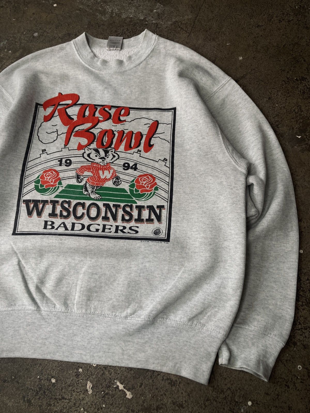 Fruit Of The Loom × Vintage Vintage ‘94 Wisconsin Badgers Rose Bowl Size US L / EU 52-54 / 3 - 3 Thumbnail