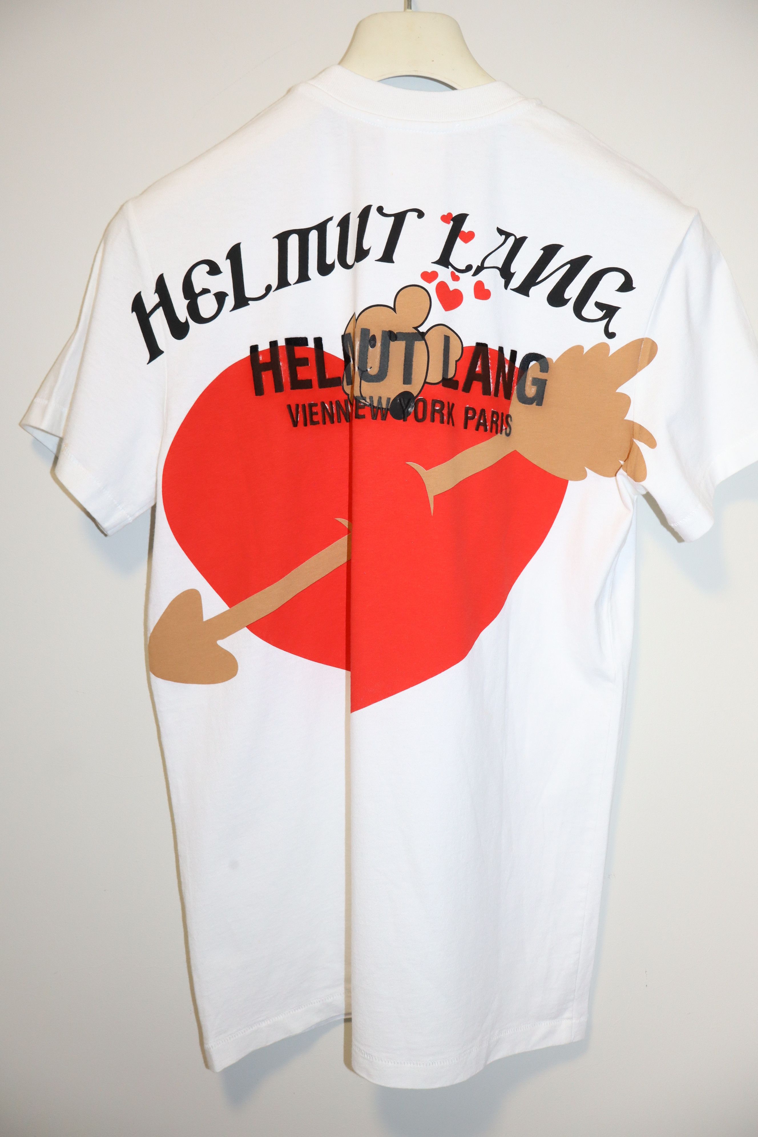 Helmut Lang Oversized teddy bear valentine t-shirt Size US XS / EU 42 / 0 - 7 Thumbnail