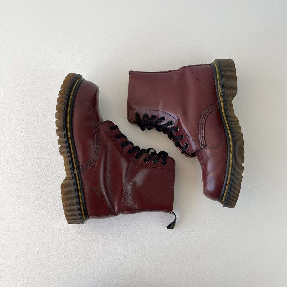 Dr. Martens Dr.Martens 1460 80’s Vintage Boots Cherry Red Made England Size US 6.5 / IT 36.5 - 6 Thumbnail