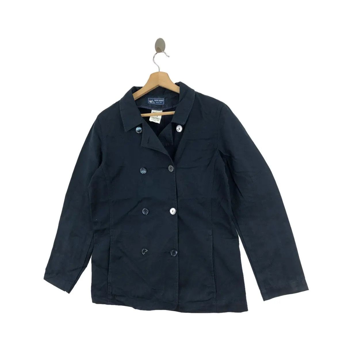 Saint James Vtg SAINT JAMES PARIS 1889 Cotton Peacoat Sport Coat Blazer Size M / US 6-8 / IT 42-44 - 3 Thumbnail