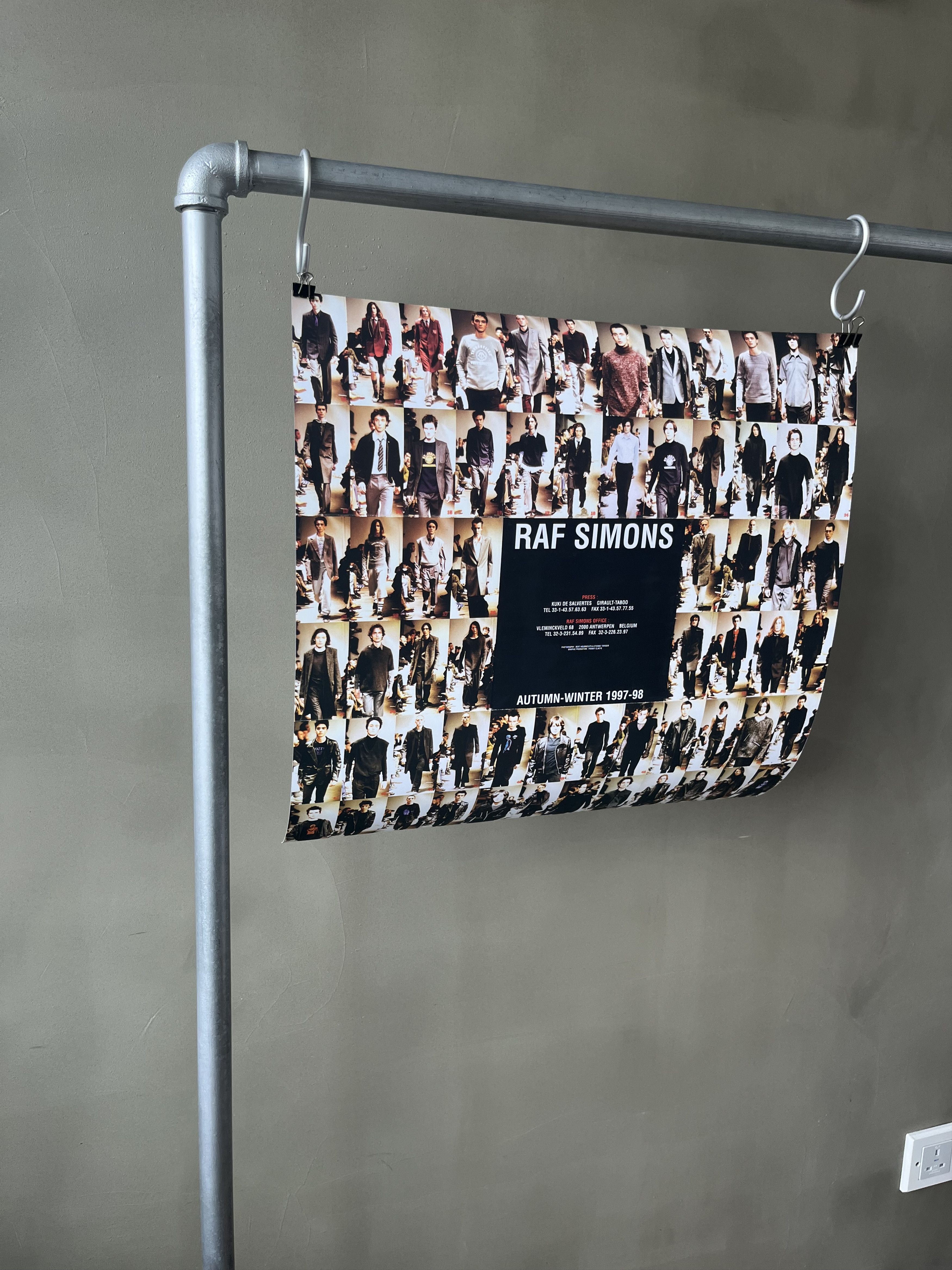 Raf Simons Raf Simons Autumn Winter 1997 1998 Big Size Promotion Poster Size ONE SIZE - 7 Thumbnail