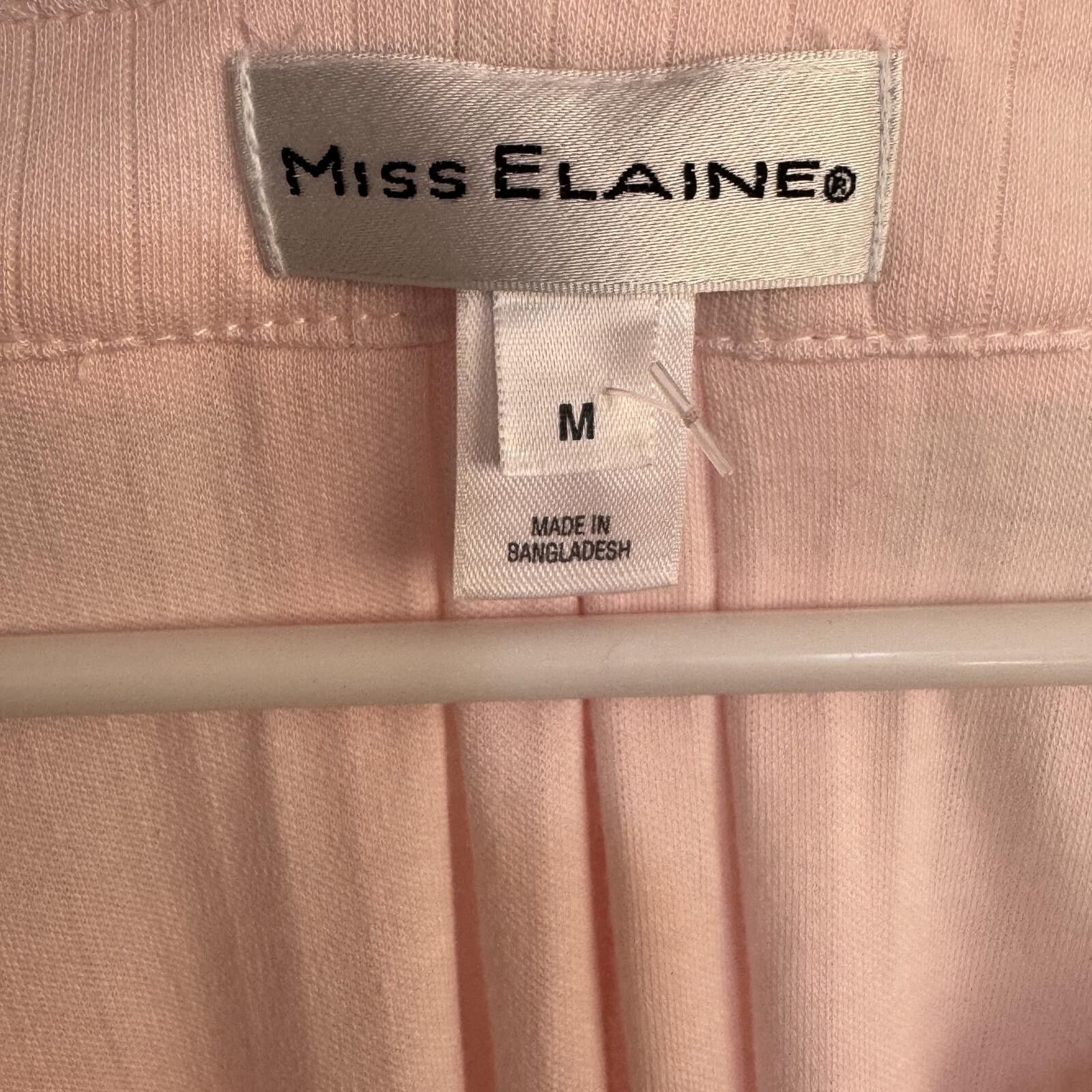 Other Miss Elaine Pink Lace Trim Nightgown Medium Size ONE SIZE - 4 Thumbnail