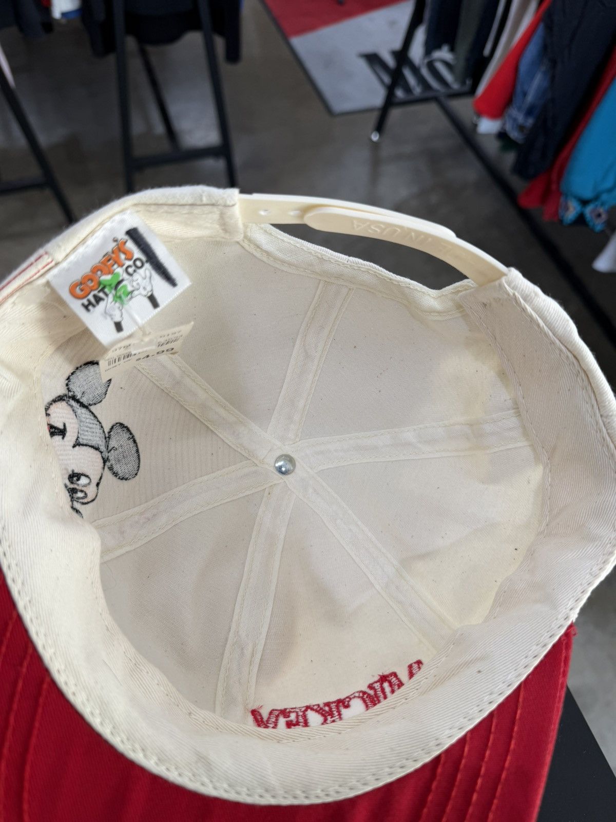 Vintage Vintage 90s Mickey Mouse SnapBack Goofy Hat Co Hat Cap NWT Size ONE SIZE - 4 Thumbnail