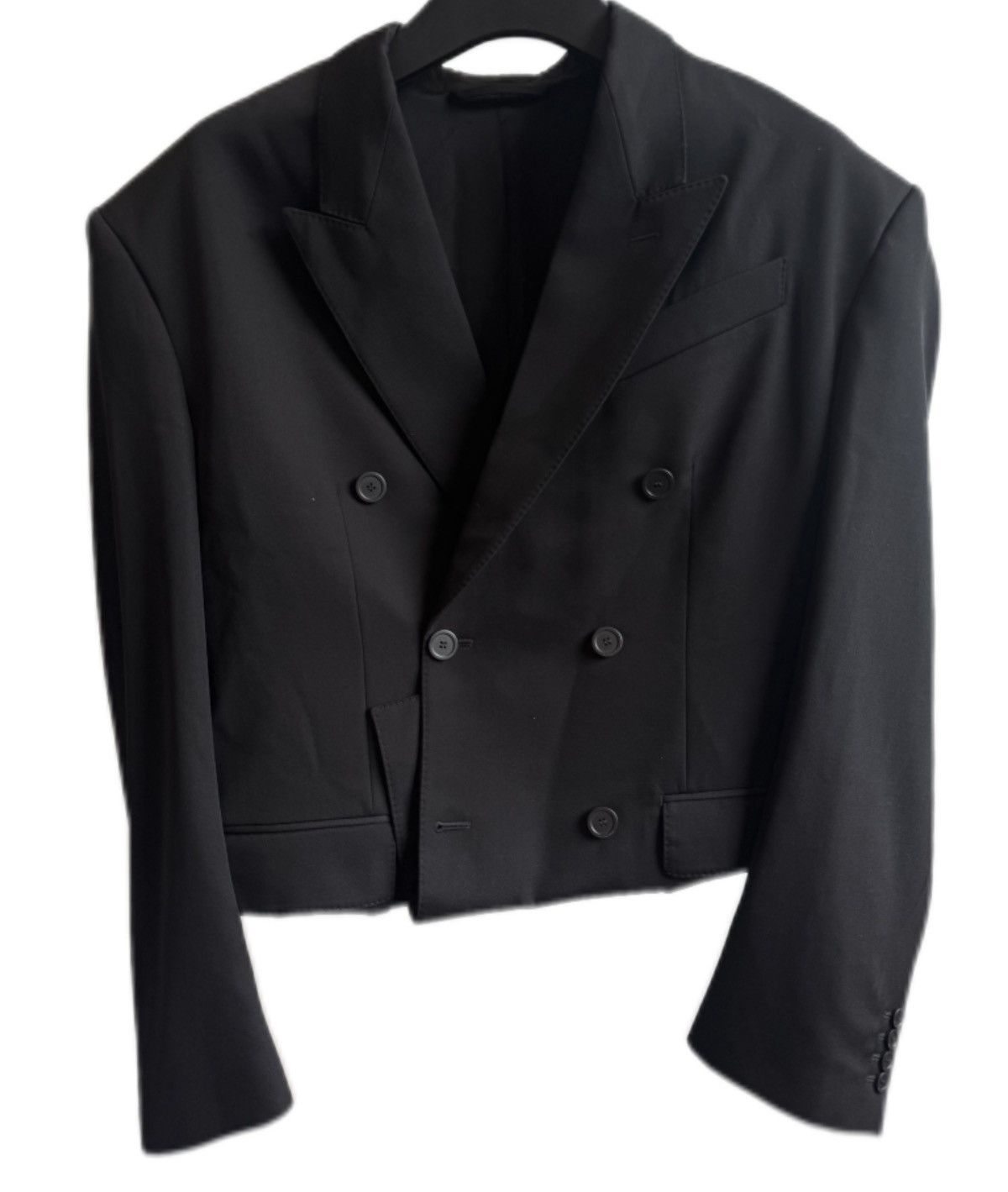 Balenciaga Balenciaga Folded Wool Jacket Size 50S - 1 Thumbnail