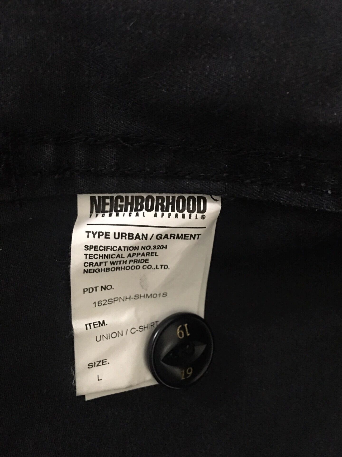 Neighborhood Neighborhood 2-Pocket Carbon Black Washed L Jacket (Rare) Size US L / EU 52-54 / 3 - 7 Thumbnail