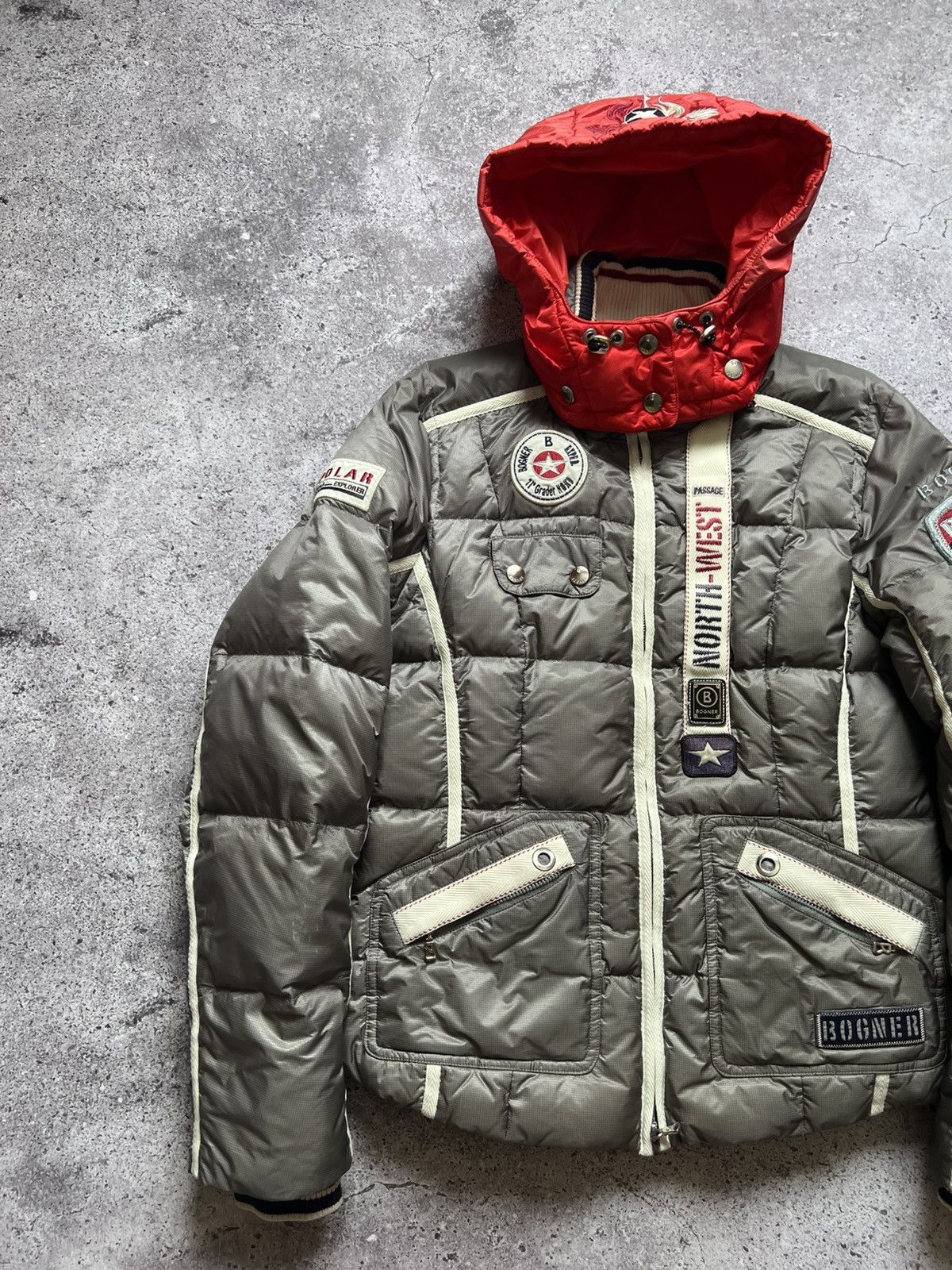 Bogner Bogner Expedition Silver Ski Puffer Jacket Size L / US 10 / IT 46 - 2 Thumbnail