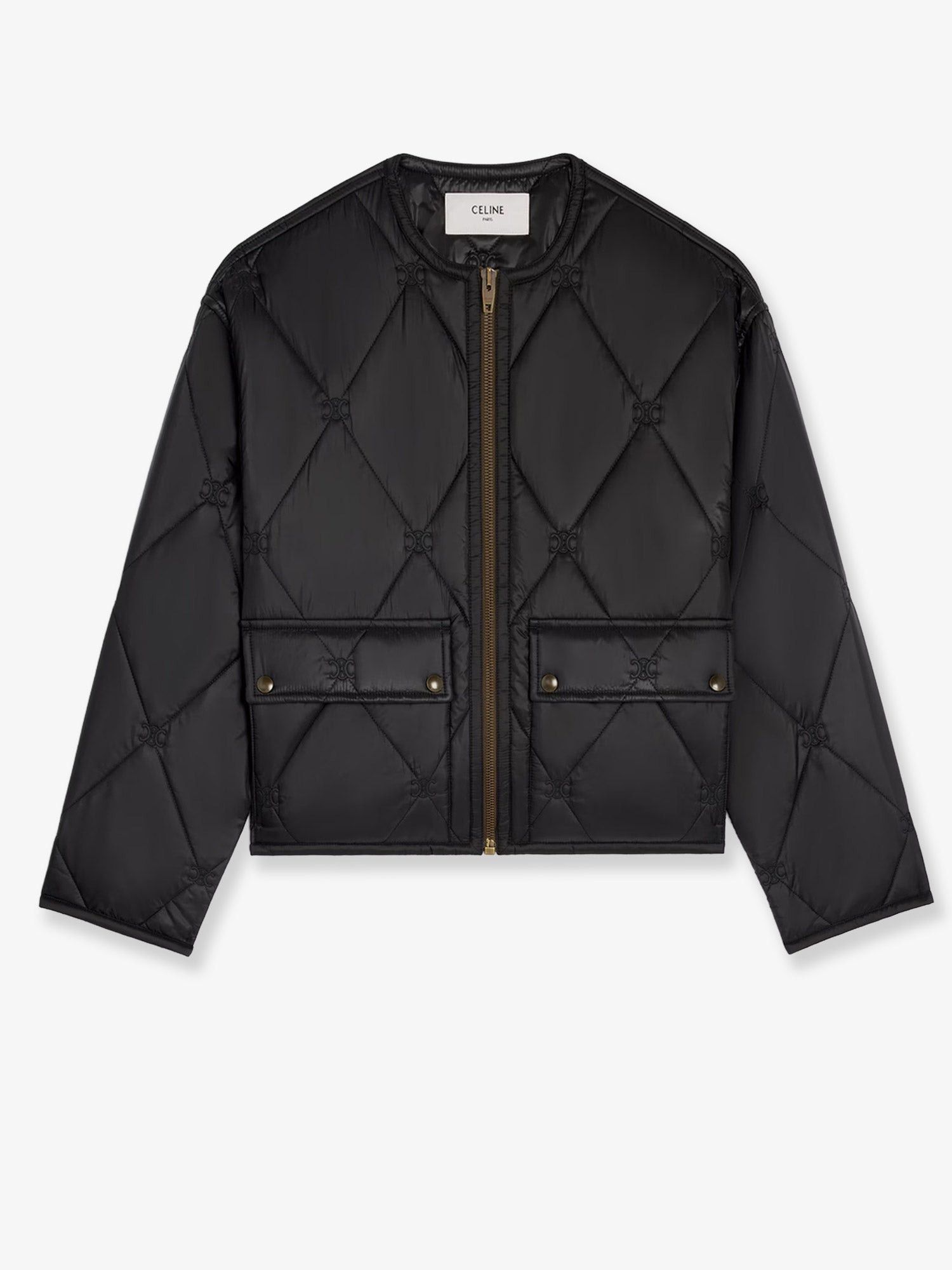 Celine Celine Triomphe quilted jacket Tag Size FR 40 Women - USA Tariffs Included Size M / US 6-8 / IT 42-44 - 1 Thumbnail