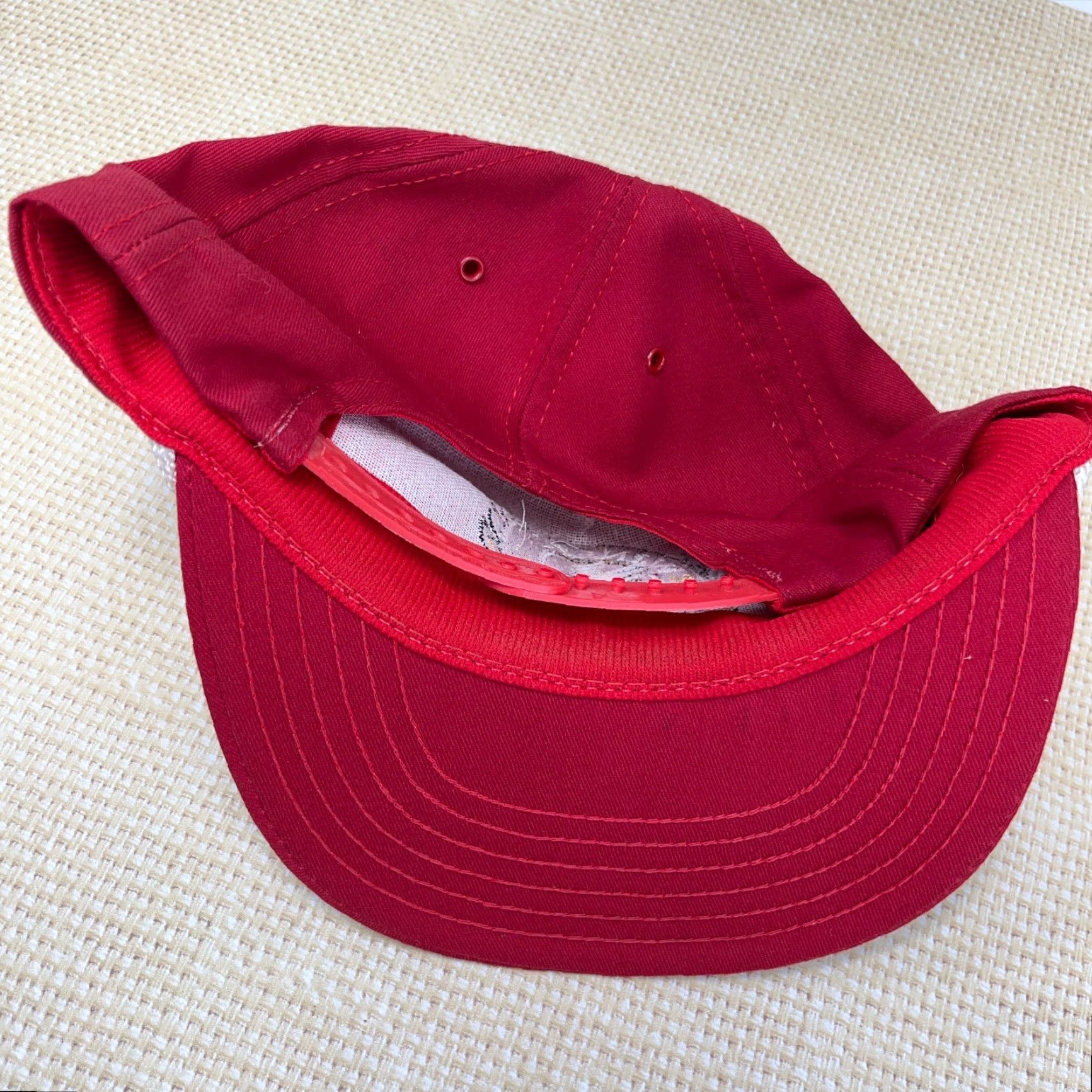 Vintage VINTAGE Eagle Ridge NASCAR Motosports Snapback Hat Men Red Adjustable 90s Y2K Retro Size ONE SIZE - 4 Thumbnail