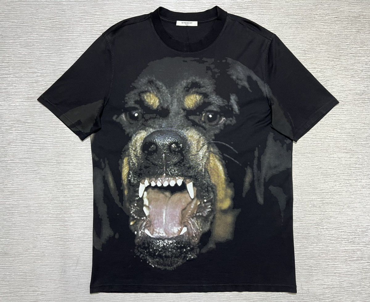 Givenchy Givenchy - Riccardo Tisci - F/W 14 Rottweiler T-Shirt Size US S / EU 44-46 / 1 - 1 Thumbnail