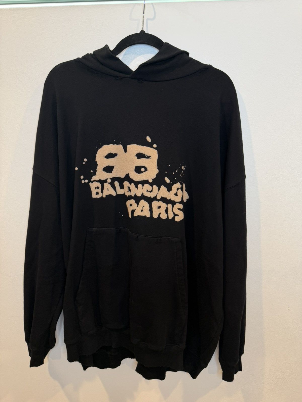 Balenciaga Balenciaga Ink Stain Hoodie Size US S / EU 44-46 / 1 - 1 Thumbnail
