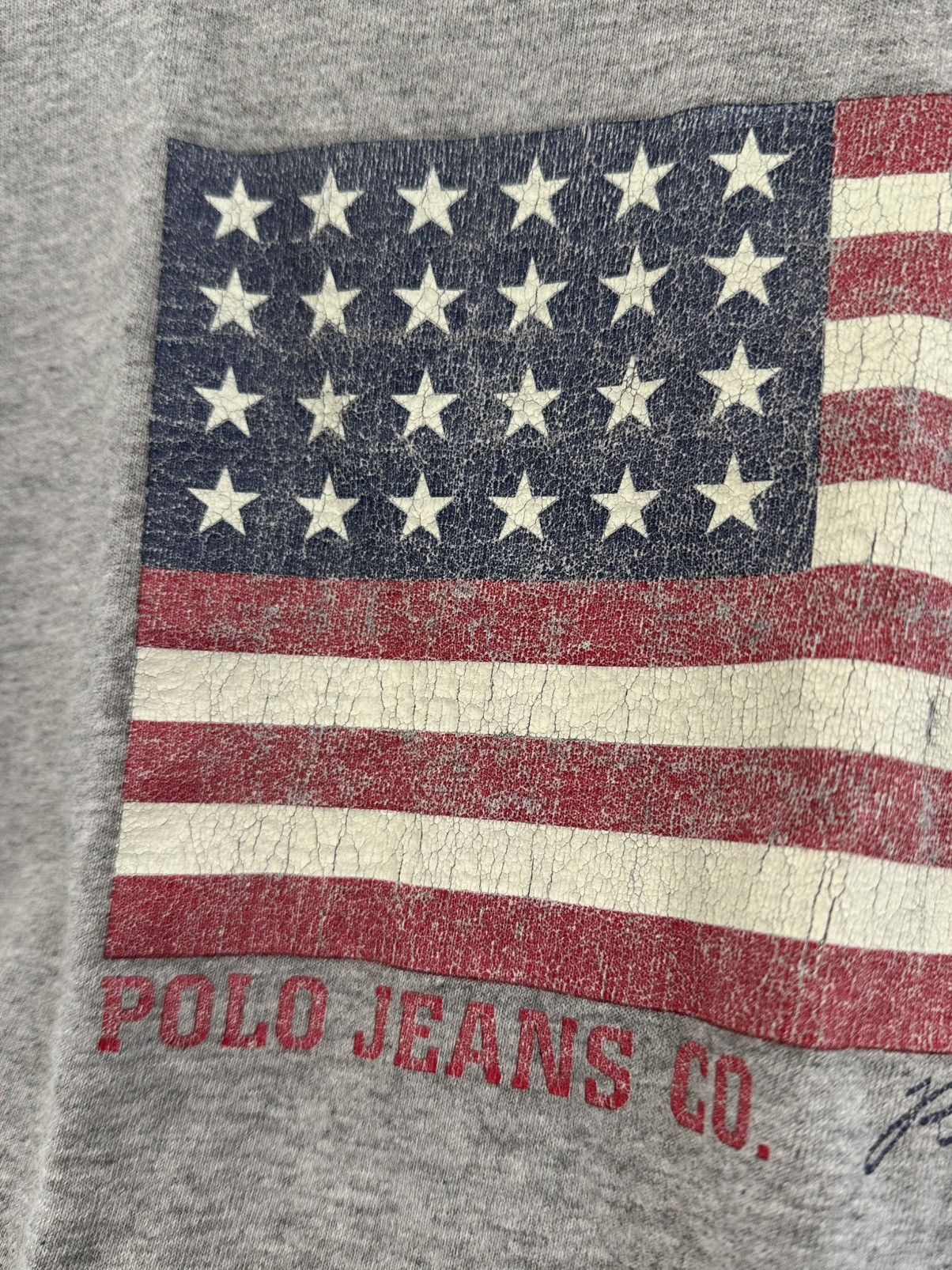 Polo Ralph Lauren × Ralph Lauren × Vintage Polo Ralph Lauren Jeans CO vintage Flag T-Shirt Size US M / EU 48-50 / 2 - 9 Thumbnail