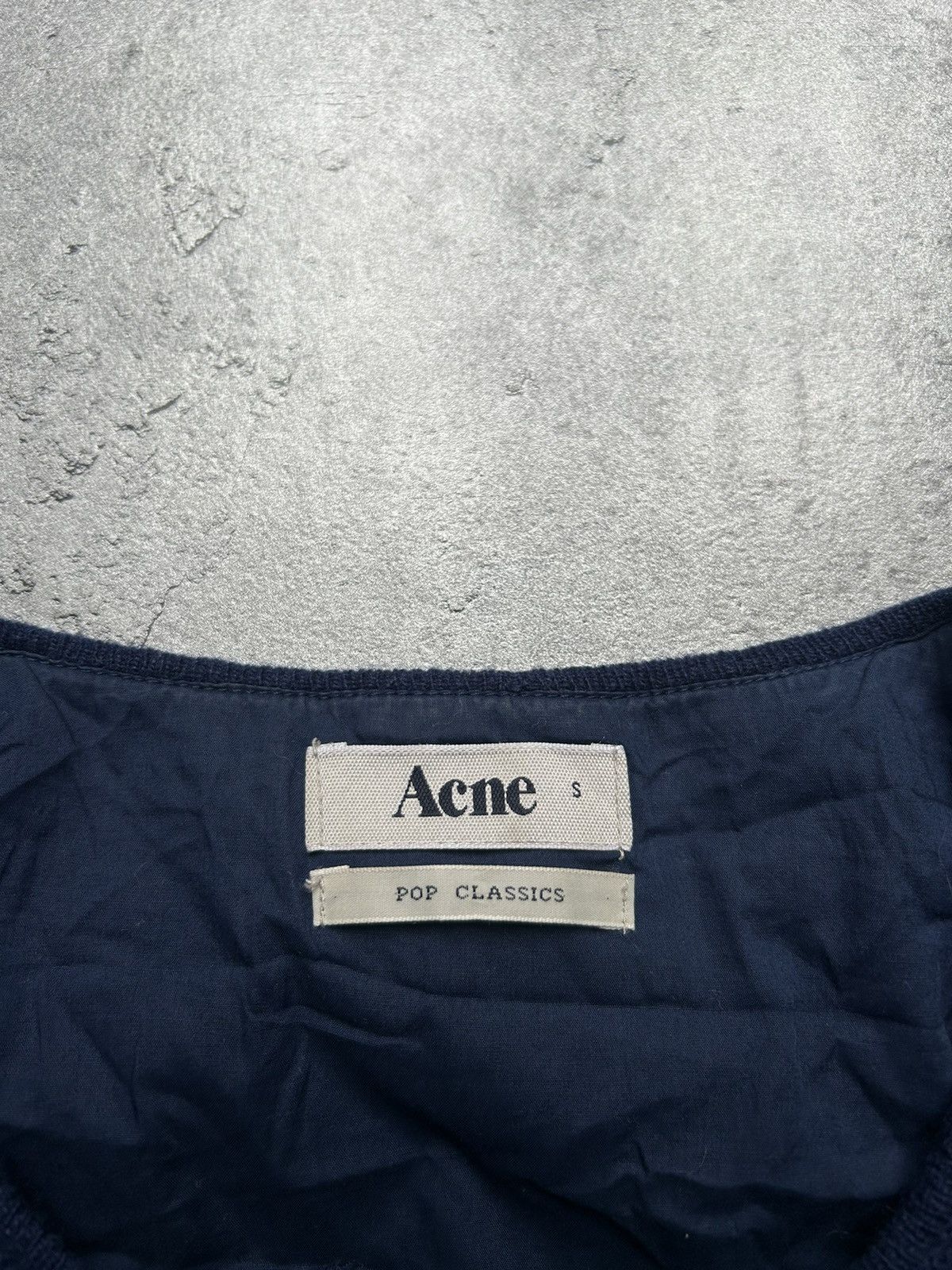 Acne Studios Acne Studios S Navy Sweater Size S / US 4 / IT 40 - 4 Thumbnail