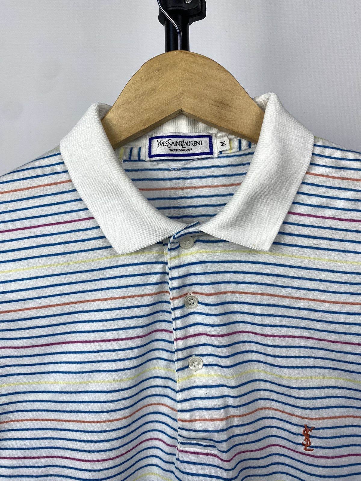 Designer × Yves Saint Laurent Yves Saint Laurent YSL polo t-shirt vintage 90s Size US M / EU 48-50 / 2 - 6 Thumbnail