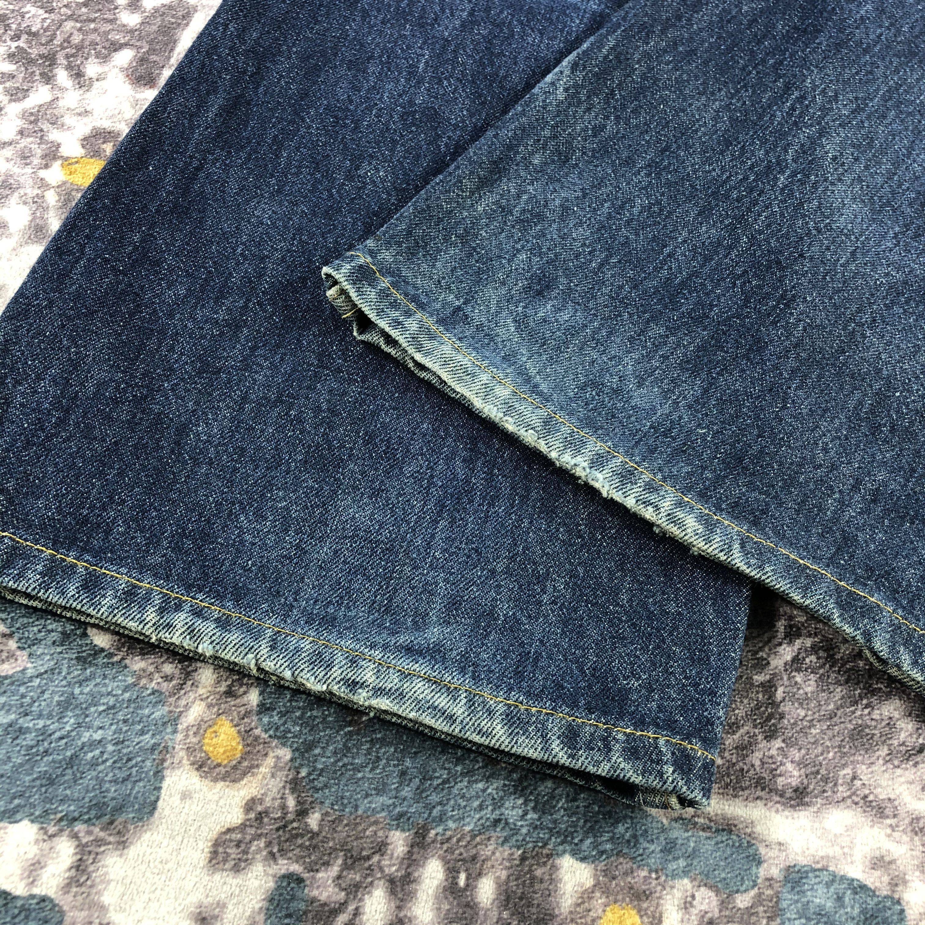 Levi's 90s Vintage Blue Wash Levis 501 Jeans-JM2717 Size US 39 - 4 Thumbnail