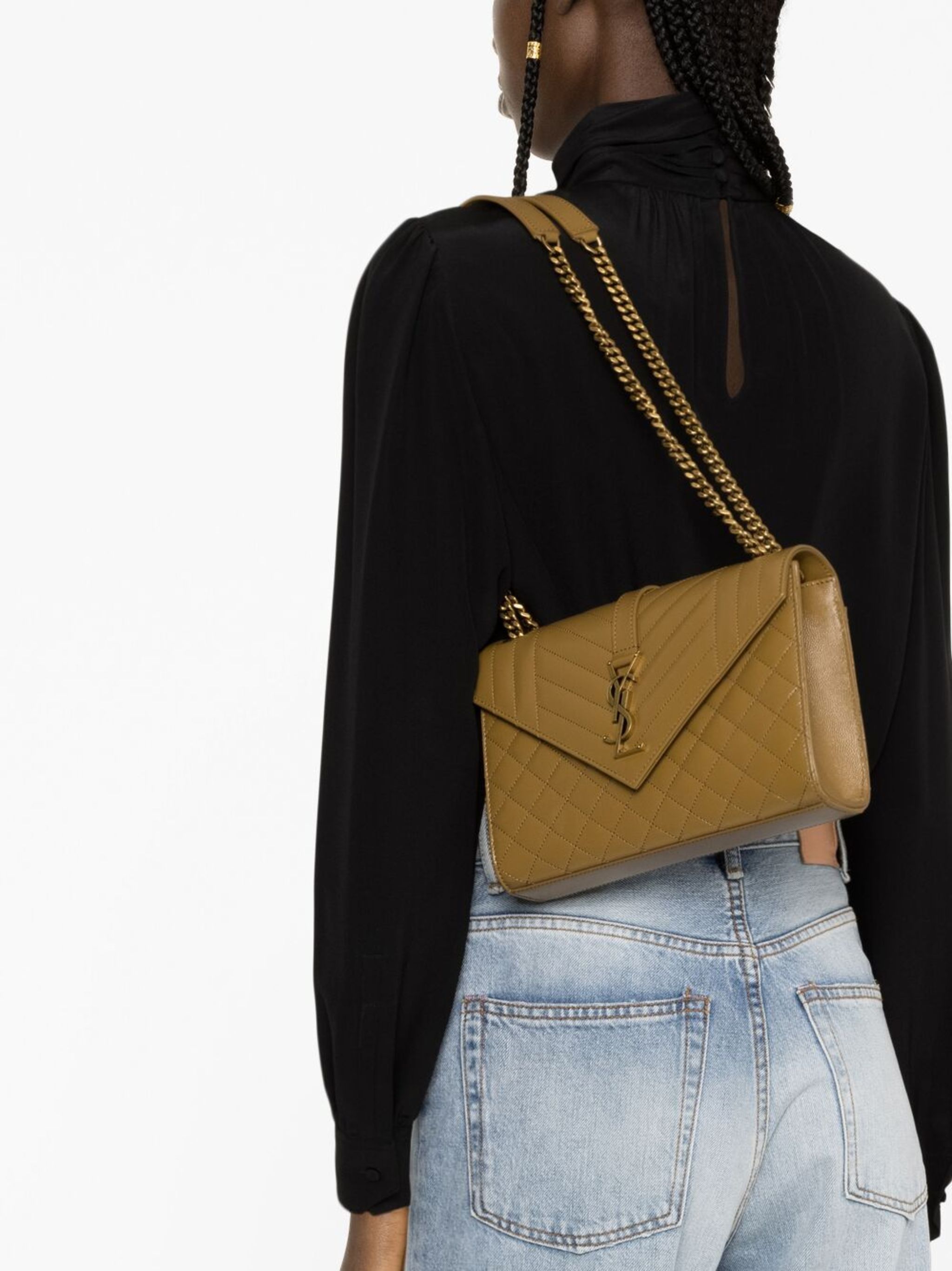 Saint Laurent Paris o1tp1o0125 Bag in Brown Size ONE SIZE - 4 Thumbnail