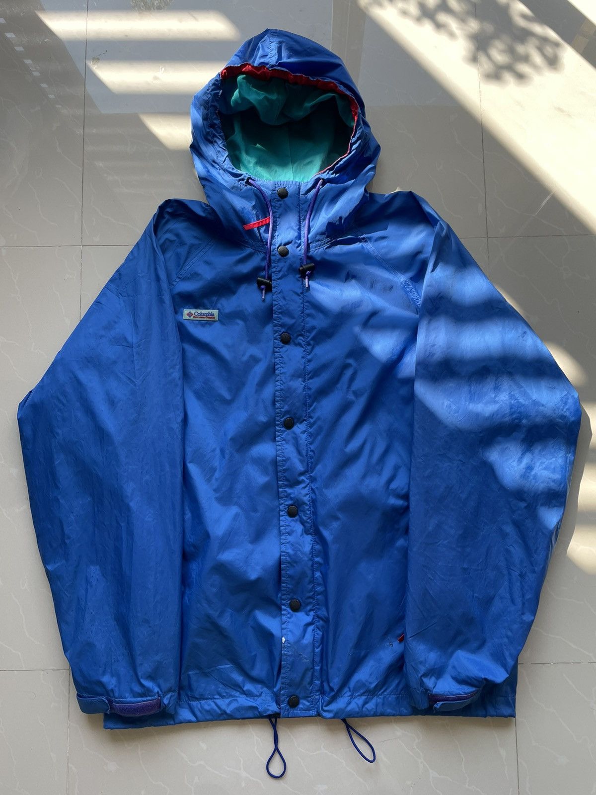 Columbia × Vintage Columbia Rain Jacket 90's Size US XL / EU 56 / 4 - 2 Thumbnail