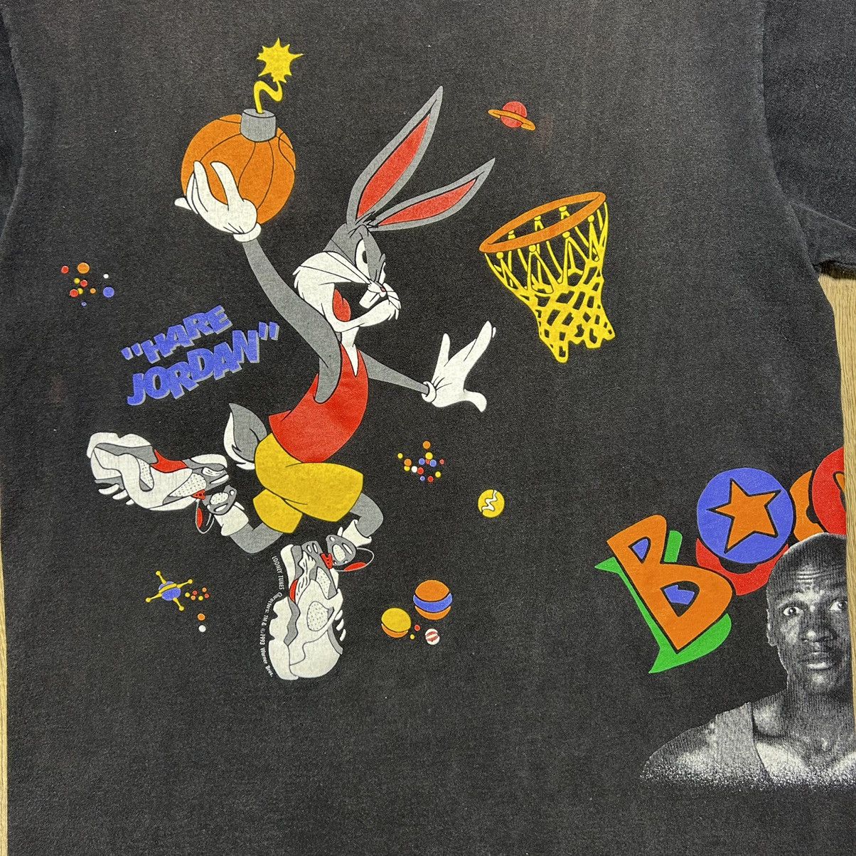 Vintage Vintage 1993 Nike Space Jam Air Jordan Shirt Size Large 90s Size US L / EU 52-54 / 3 - 3 Thumbnail